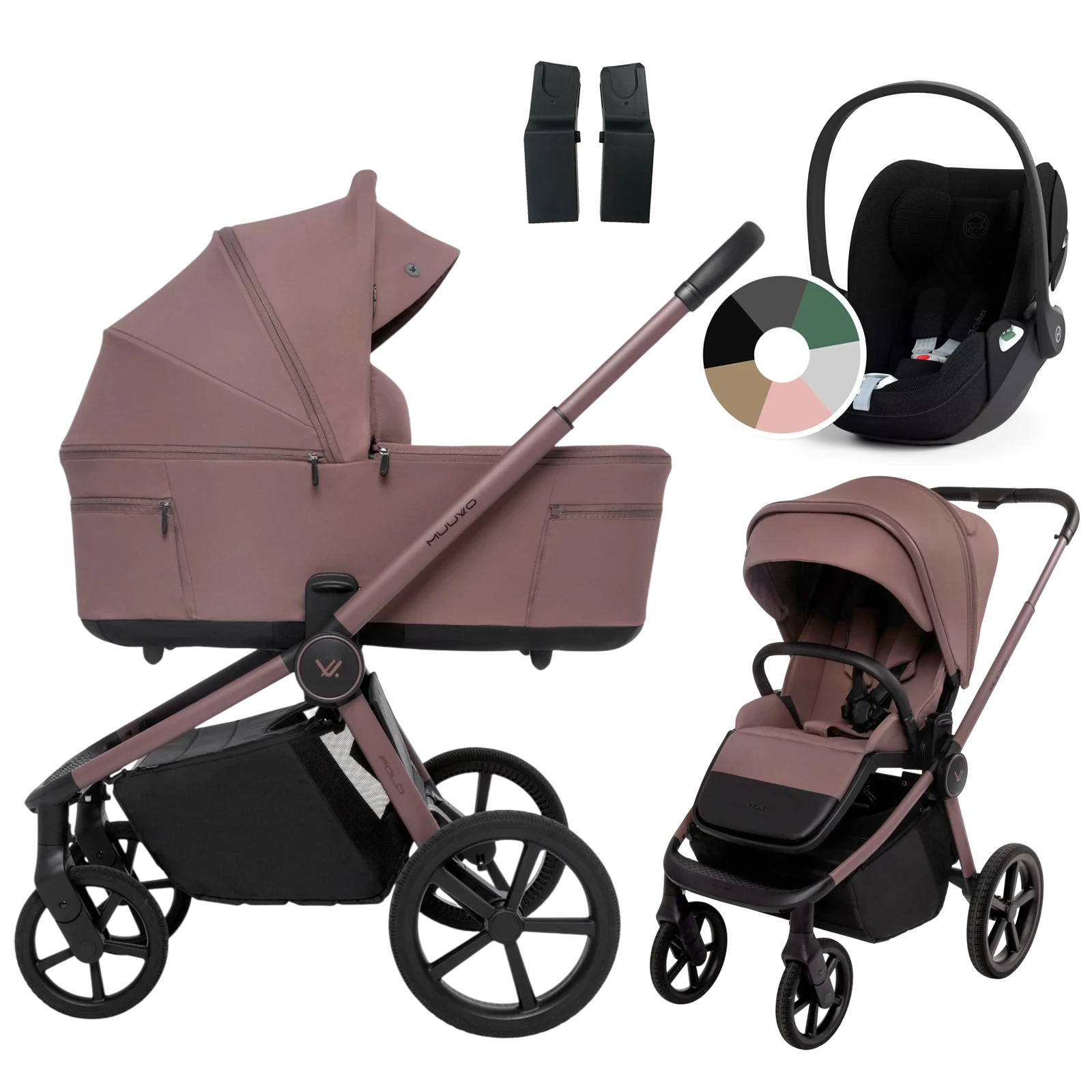 Muuvo Fold + Cybex Cloud T i-Size + GRATIS - 3w1 | Cocoa