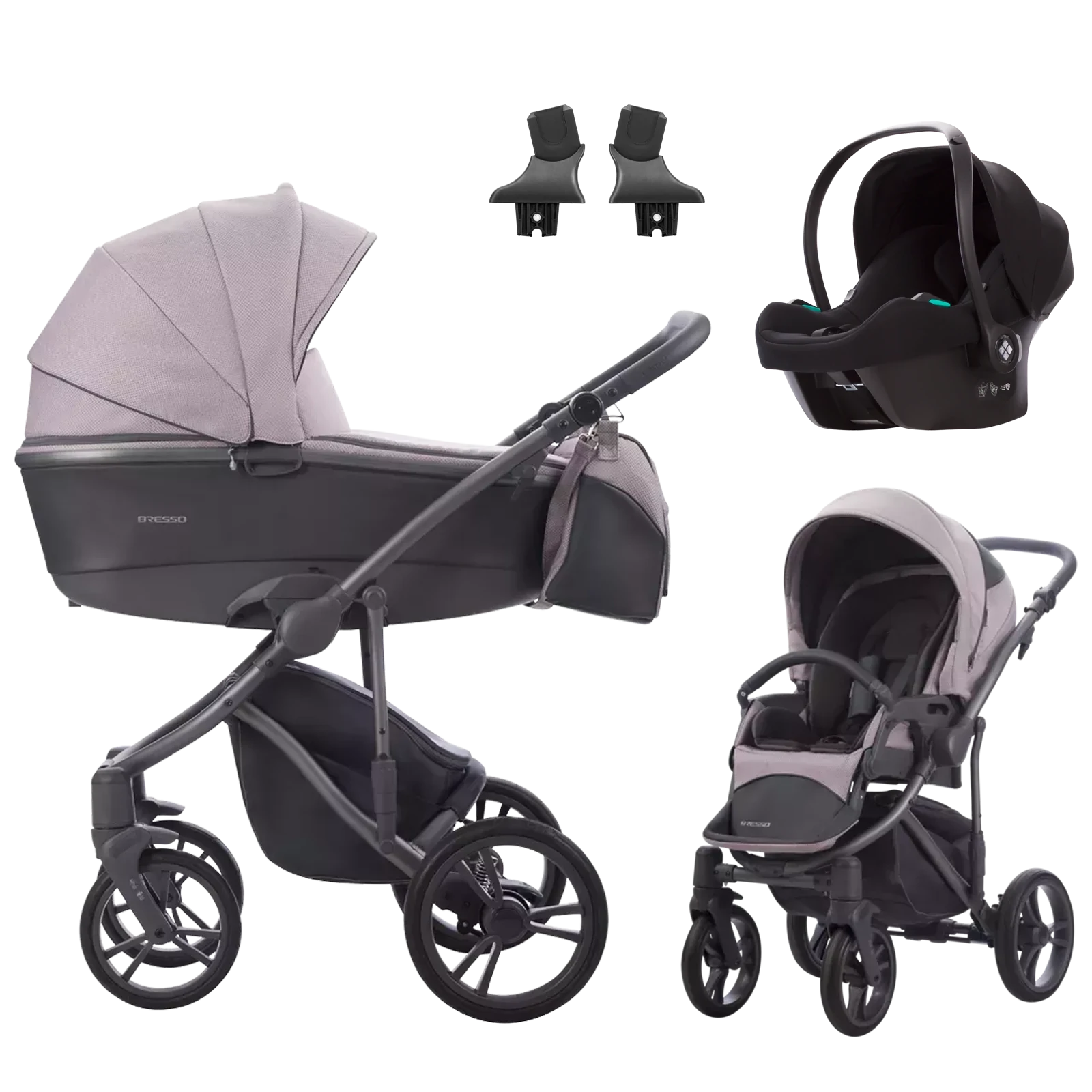 Bebetto Bresso + Bebetto Cosmo 2.0 +GRATIS - 3w1 | Grey 26