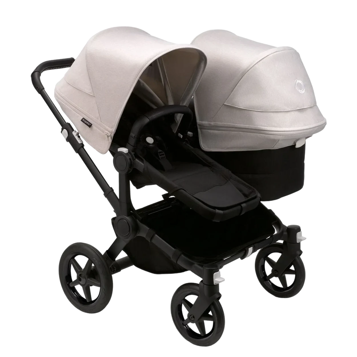 Bugaboo Donkey 5 Duo | Black-Midnight Black-Misty White