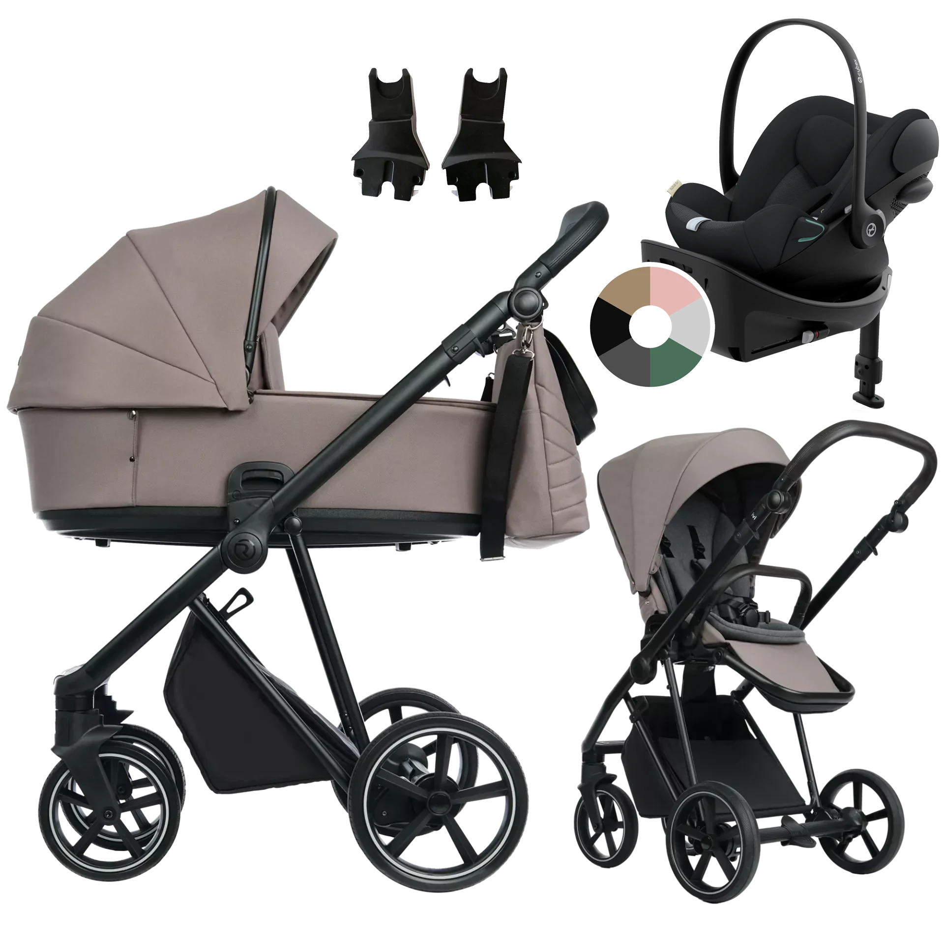 Roan Ivi 2.0 + Cybex Cloud G + baza G +GRATIS - 4w1 | Cocoa