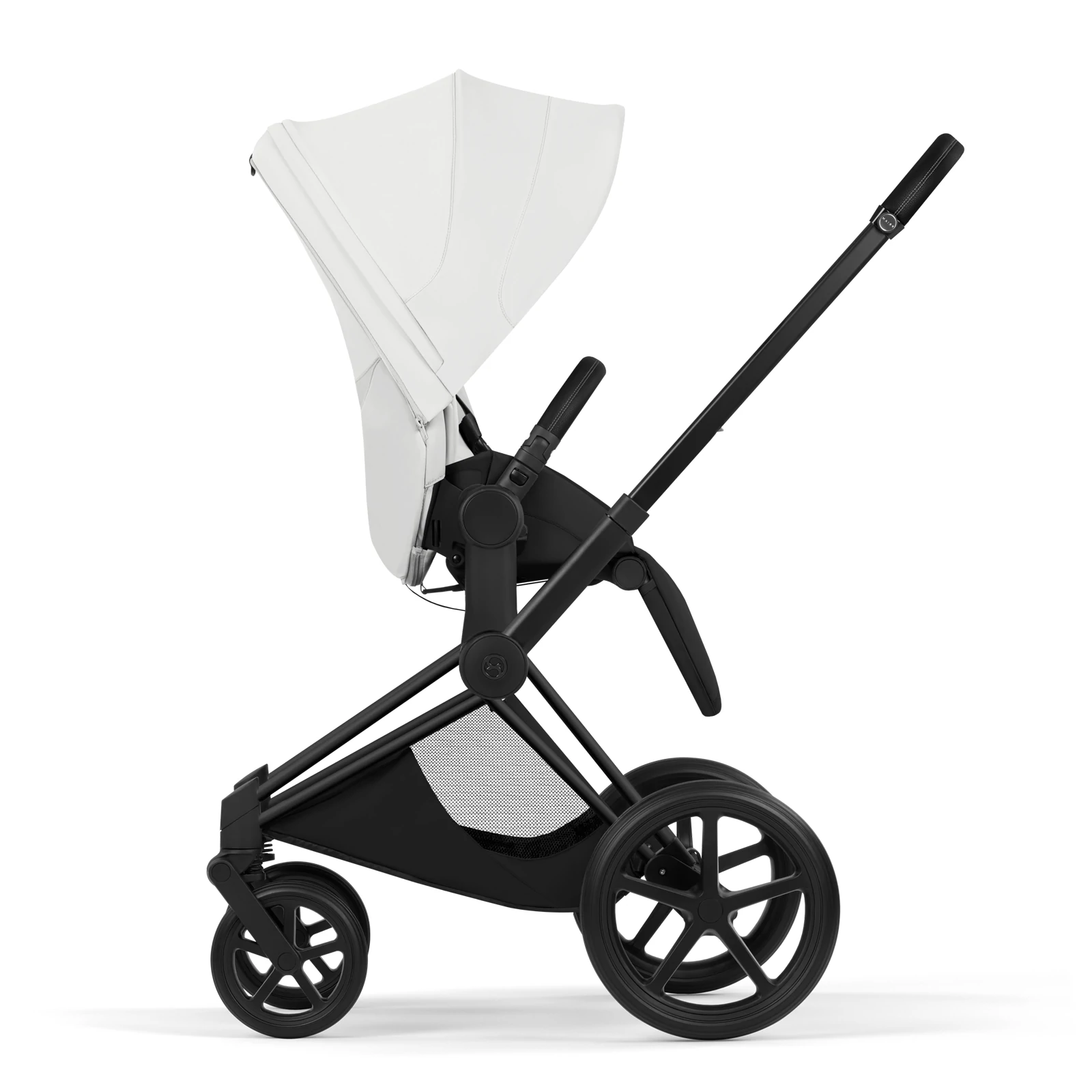 Cybex Priam 5.0 - wózek 4w1 | Off White - Matt Black (Style)