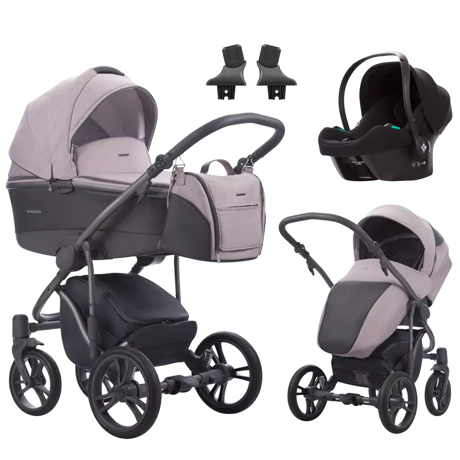 Bebetto Bresso + Bebetto Cosmo 2.0 +GRATIS - 3w1 | Grey 26