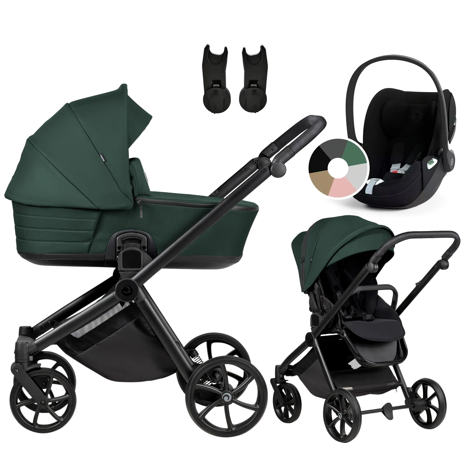 Tutis Mio 3 Plus + Cybex Cloud T i-Size + GRATIS - 3w1 | 240 Pacific Green