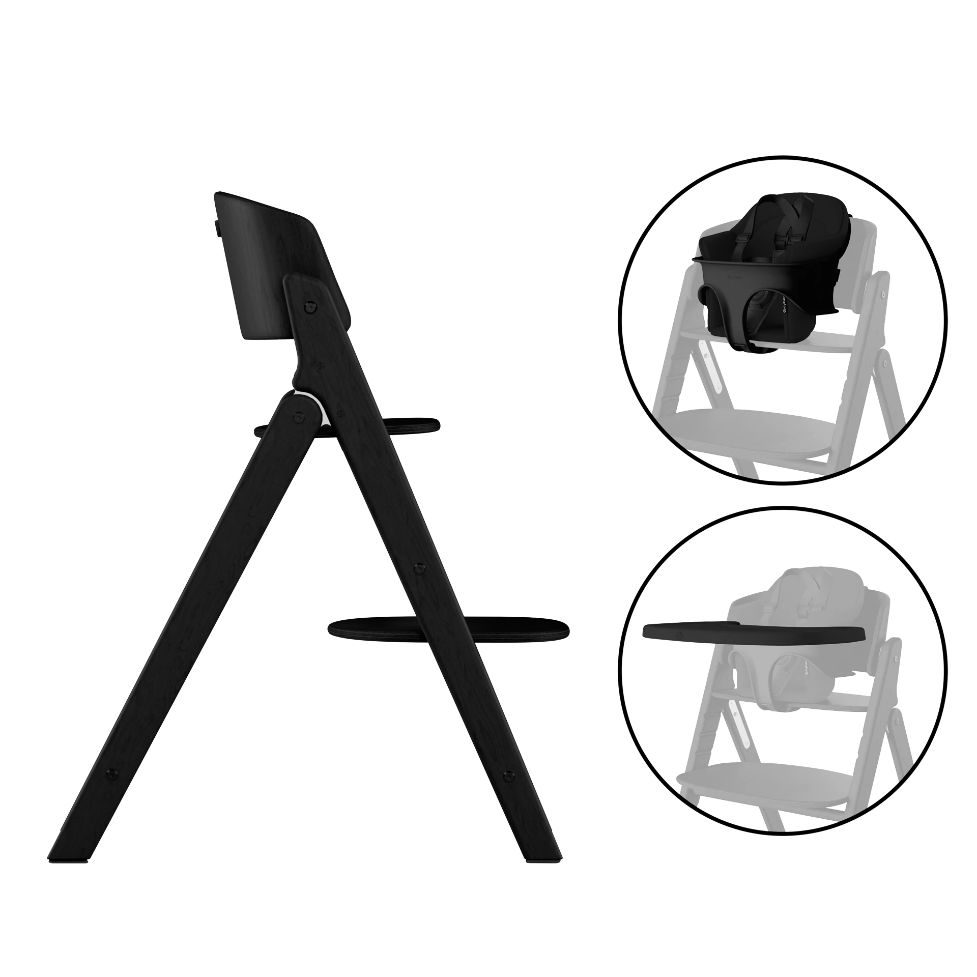 Cybex Click & Fold - zestaw 3w1 | Stunning Black
