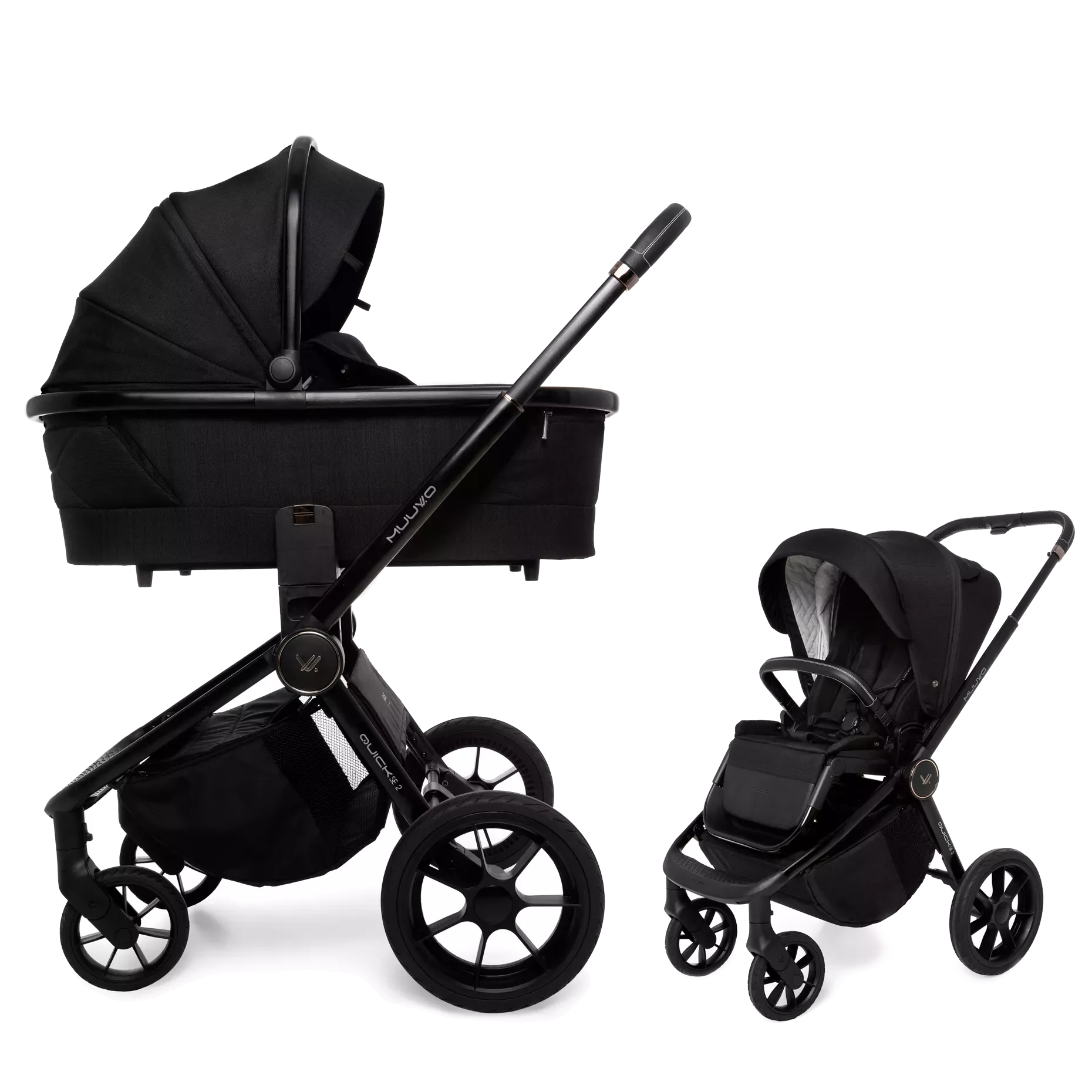Muuvo Quick SE 2 +GRATIS - 2w1 | Chromium Black