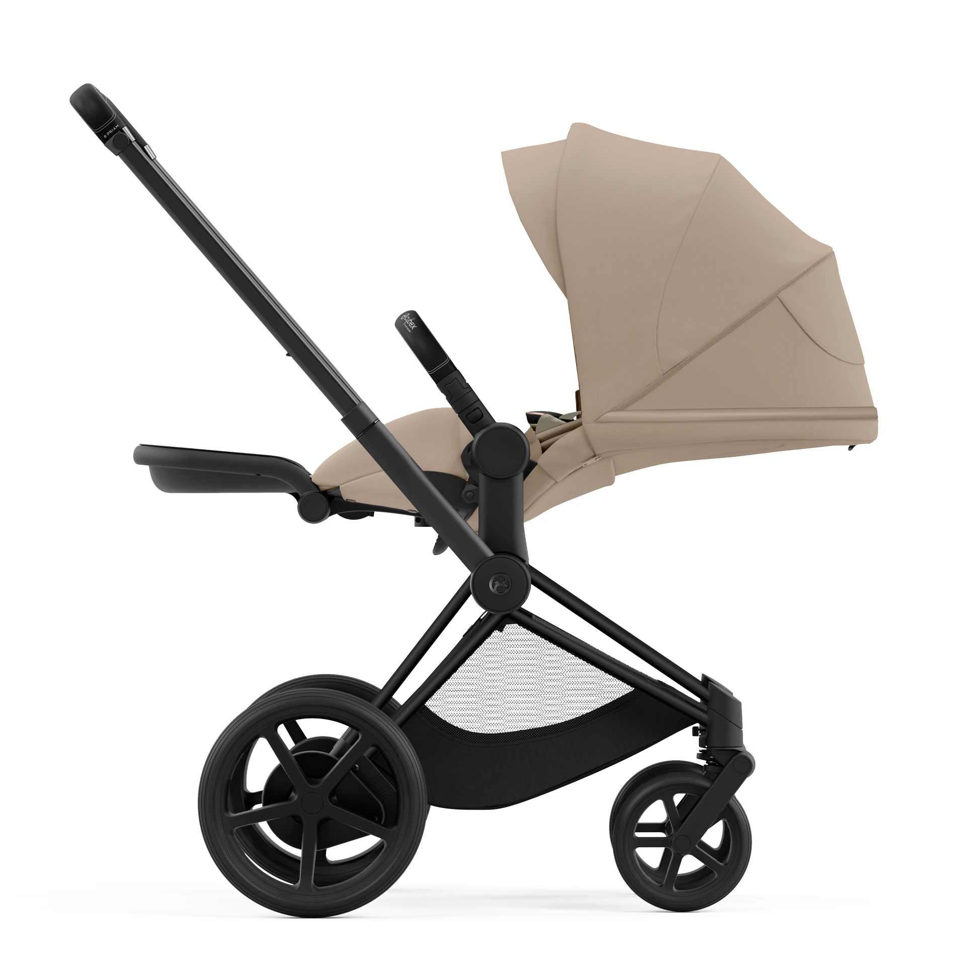 Cybex e-Priam 4.0 - 2w1 | Cozy Beige (Matt Black Frame) Cybex e-Priam 4.0 - 2w1 | Cozy Beige (Matt Black Frame)