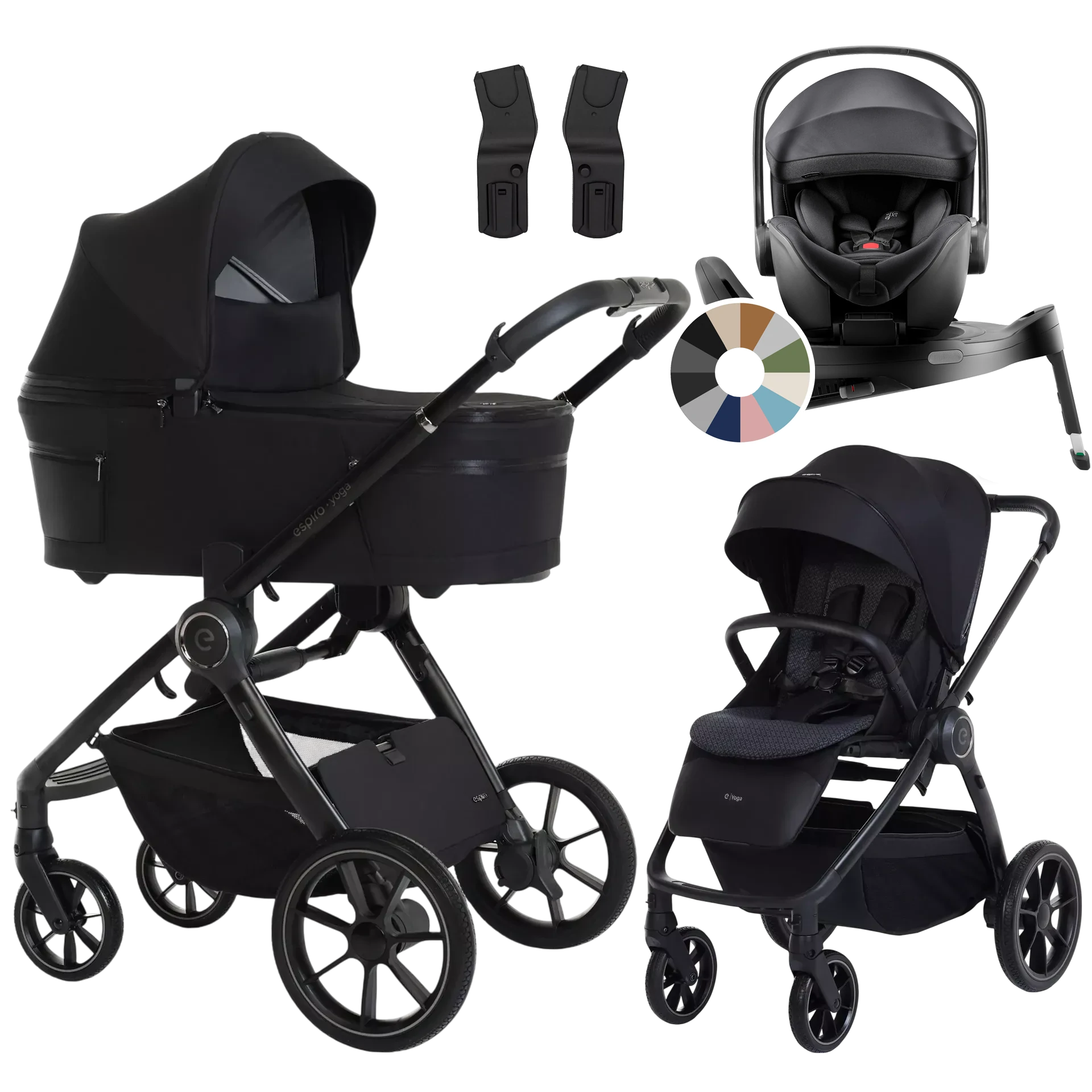 Espiro Yoga 2025 + Britax Römer Baby-Safe Pro + baza Vario 5Z +GRATIS - 4w1 | 111 Calm Evening