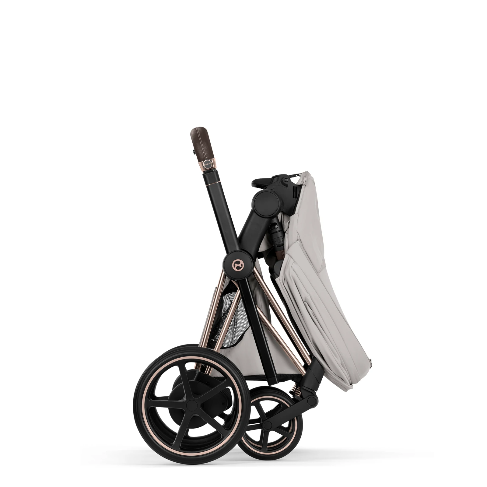 Cybex e-Priam 5.0 - wózek 2w1 | City Grey - Rosegold (Style)