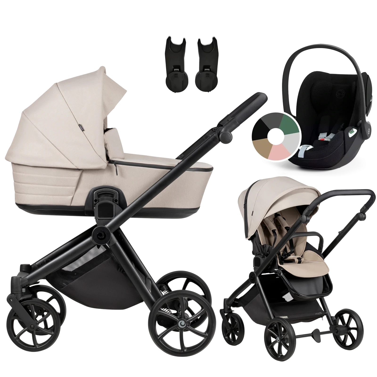 Tutis Mio 3 Plus + Cybex Cloud T i-Size + GRATIS - 3w1 | 611 Moon Rock