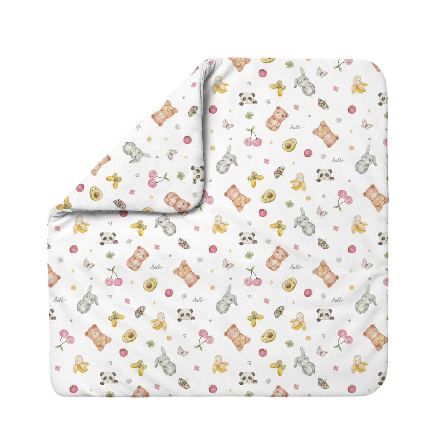 Bambusowa kołdra niemowlęca Waldin 75x75 | Candy Cute