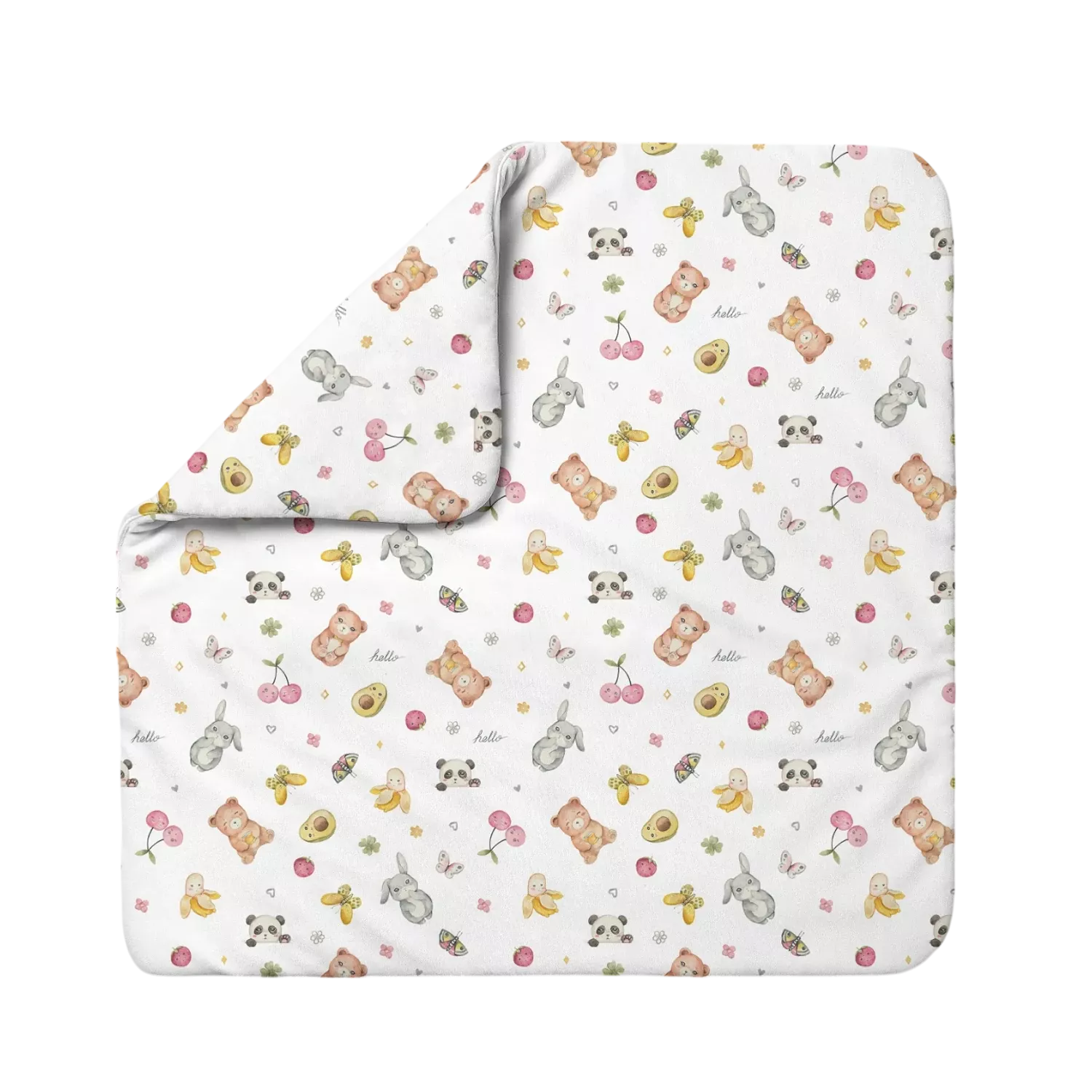 Bambusowa kołdra niemowlęca Waldin 75x75 | Candy Cute