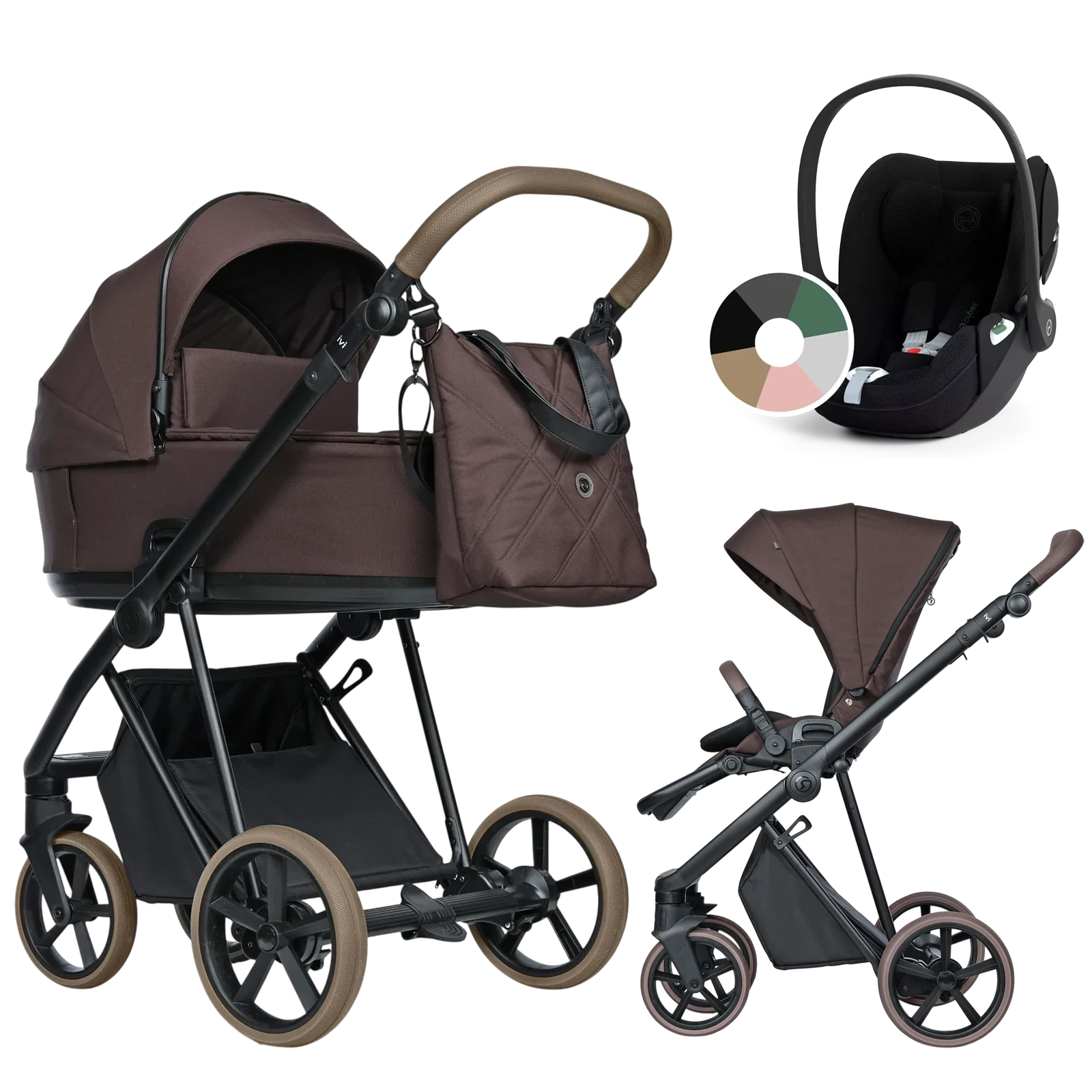 Roan Ivi 2.0 Vintage + Cybex Cloud T i-Size +GRATIS - 3w1 | Sweet Fig