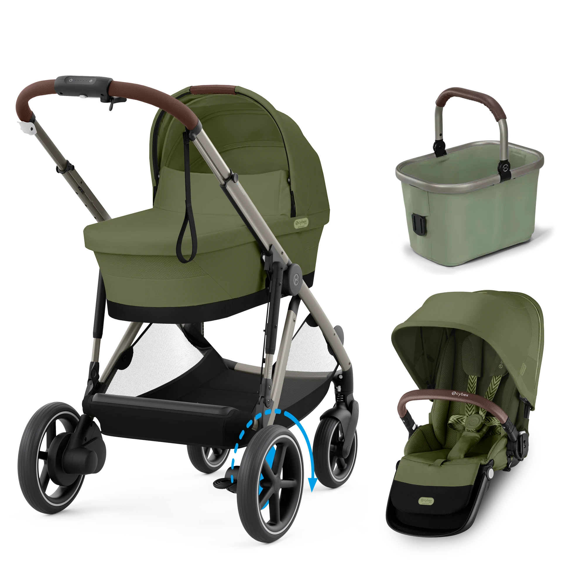 Cybex e-Gazelle S - 2w1 | Moss Green