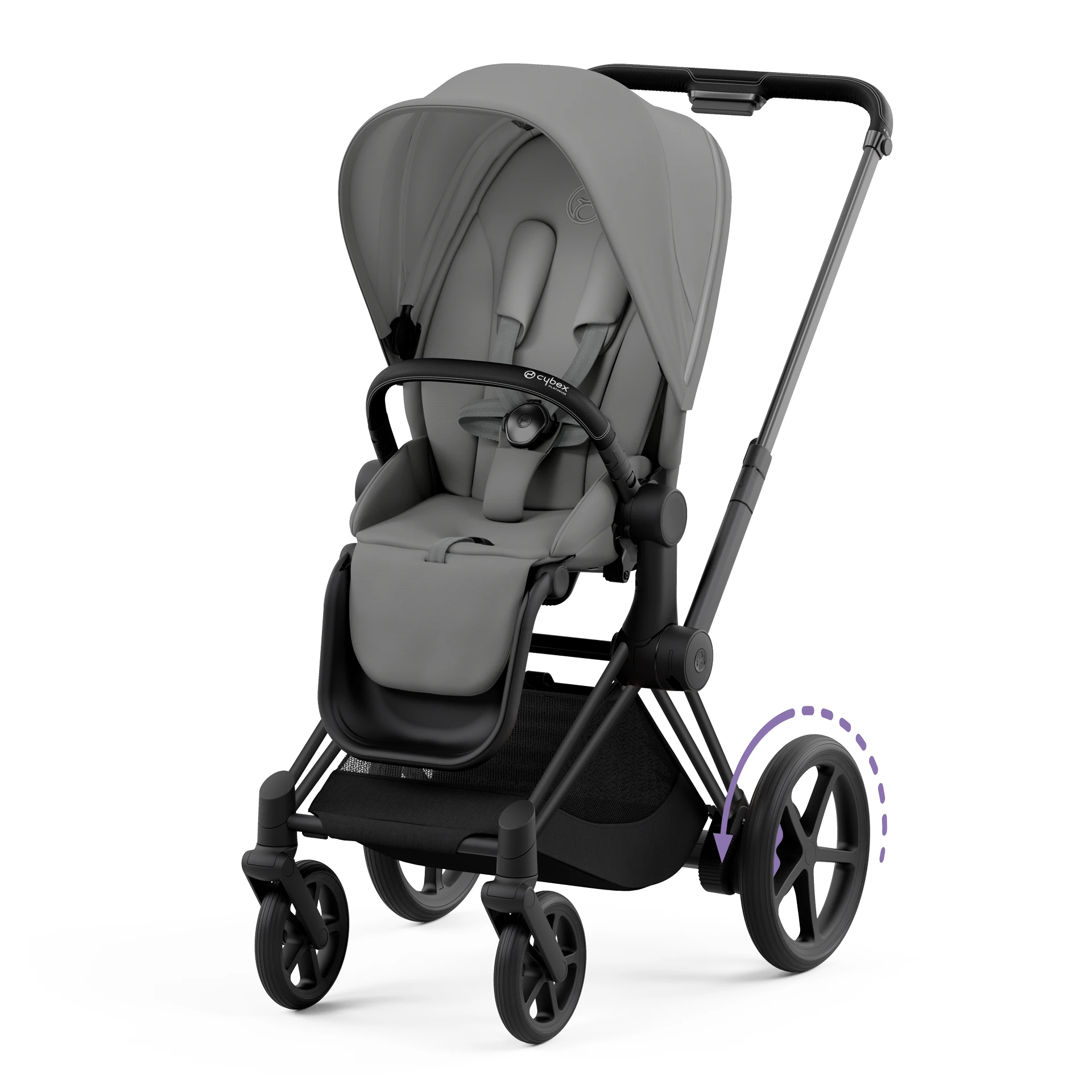 Cybex e-Priam 4.0 - 2w1 | Mirage Grey (Matt Black Frame)