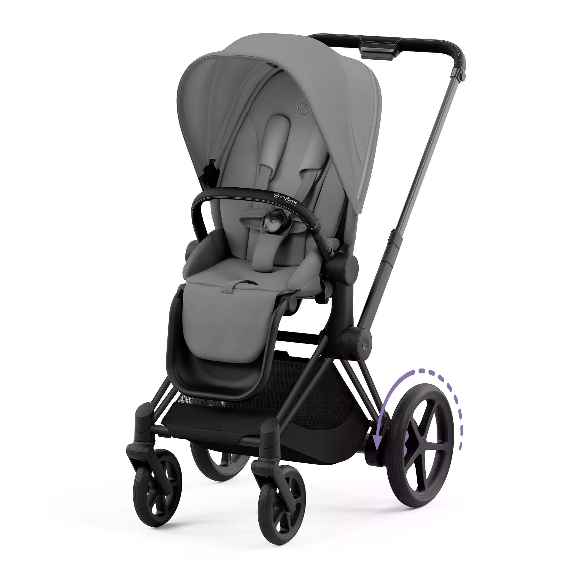 Cybex e-Priam 4.0 - 2w1 | Mirage Grey (Matt Black Frame)