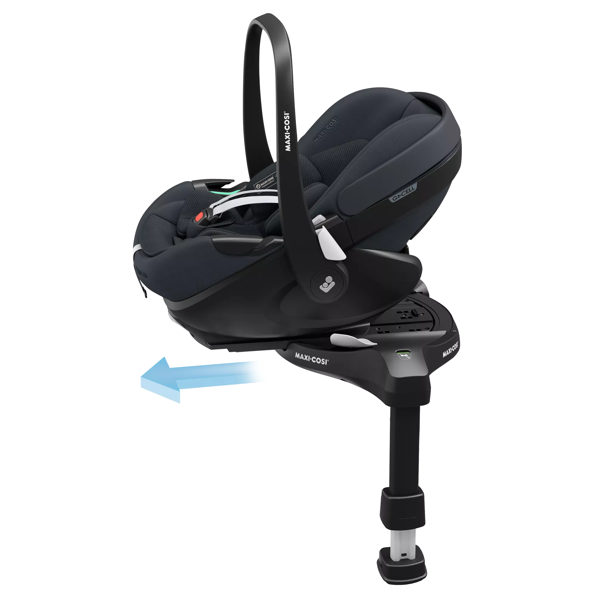 Maxi-Cosi Pebble 360 Pro2 + baza FamilyFix 360 Pro | Essential Graphite