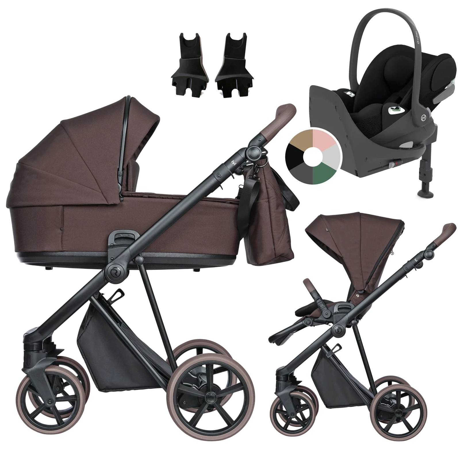 Roan Ivi 2.0 Vintage + Cybex Cloud T + baza T + GRATIS - 4w1 | Sweet Fig
