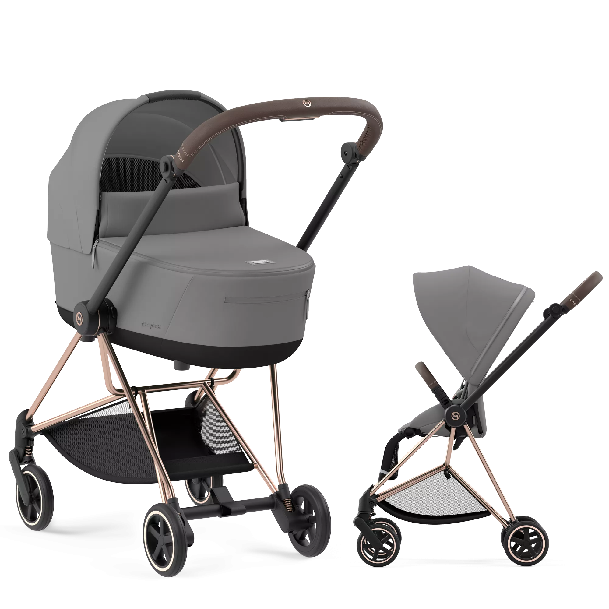 Cybex Mios 3.0 - 2w1 | Mirage Grey (Rosegold Frame)