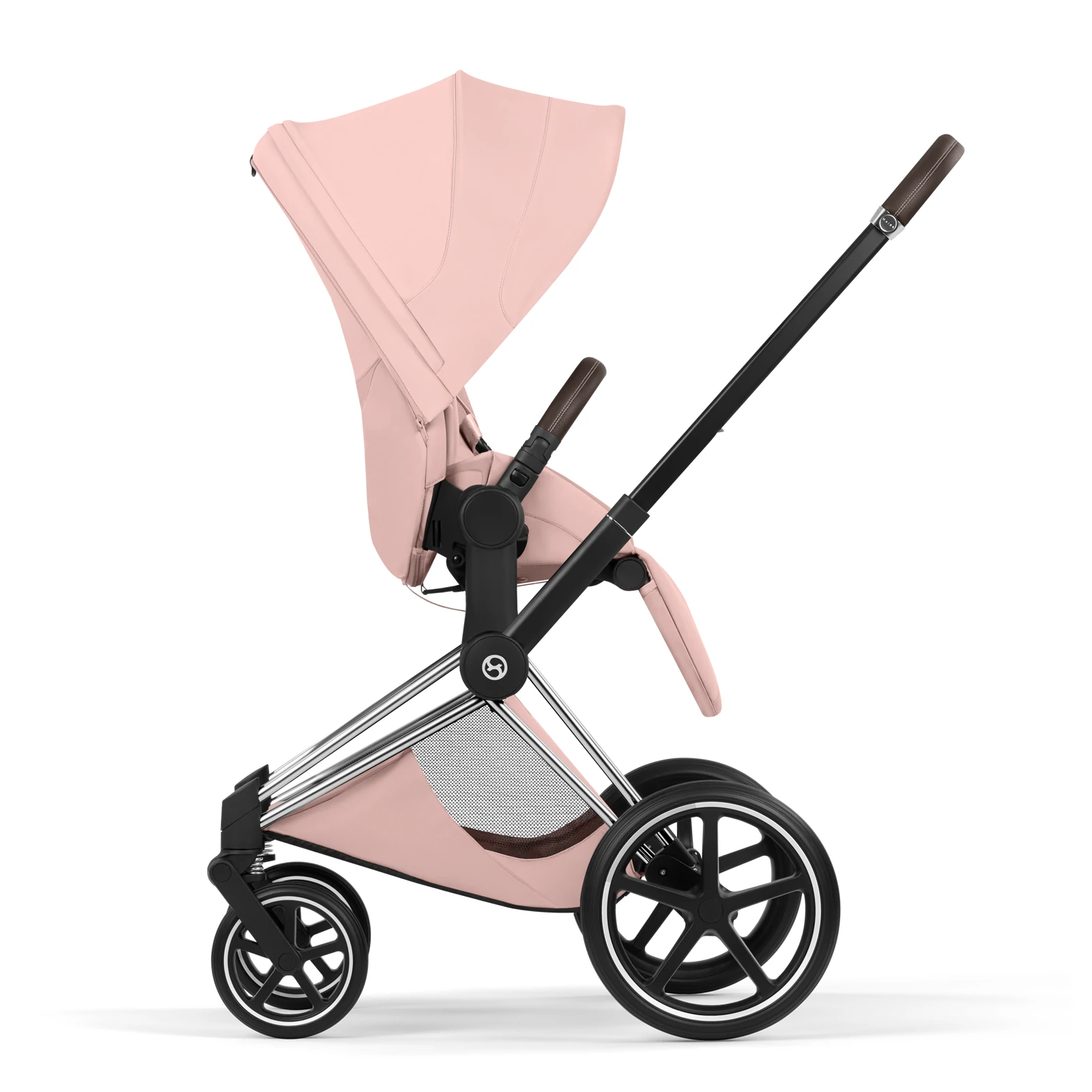 Cybex Priam 5.0 - wózek 4w1 | Peach Pink - Chrome (Style)