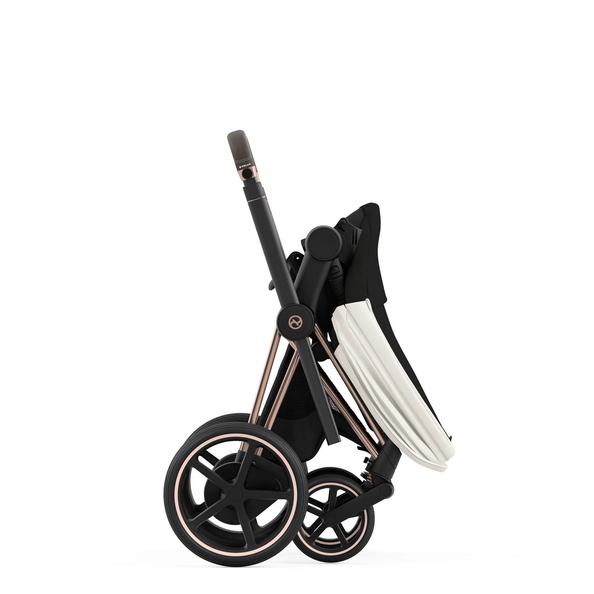Cybex e-Priam 4.0 - 2w1 | Off White (Rosegold Frame) Cybex e-Priam 4.0 - 2w1 | Off White (Rosegold Frame)