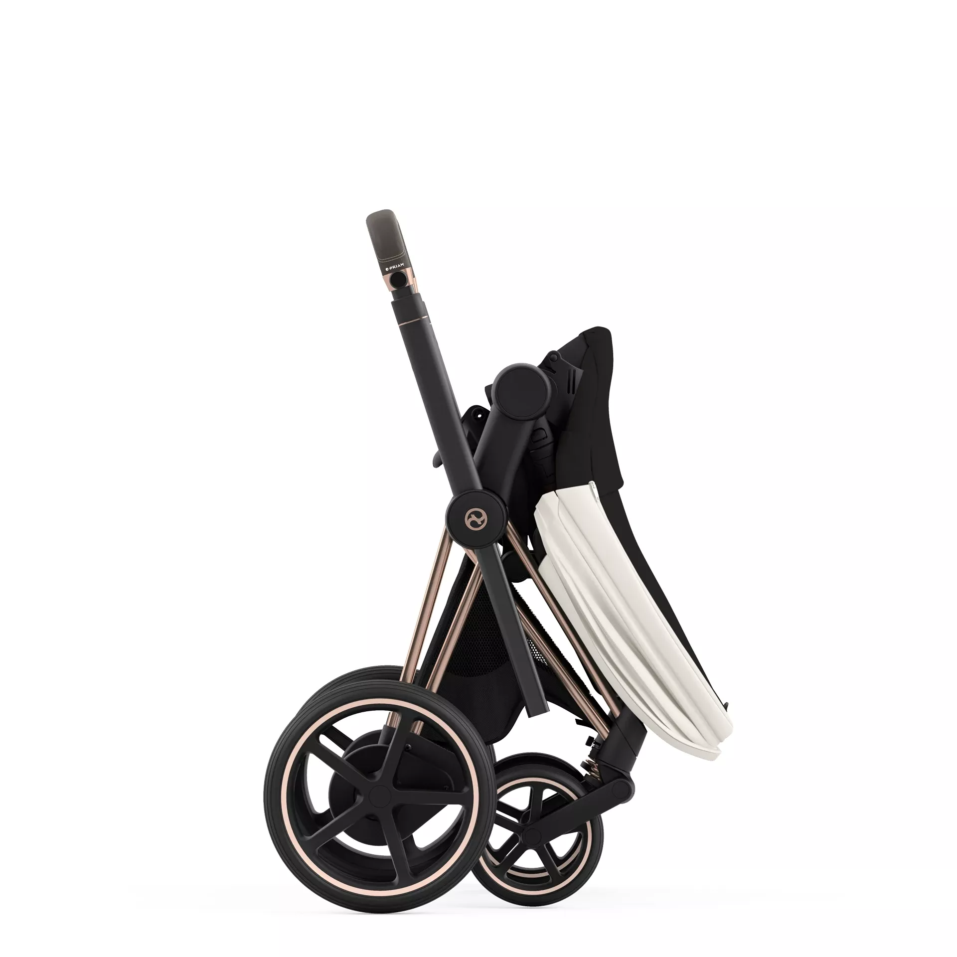 Cybex e-Priam 4.0 - 2w1 | Off White (Rosegold Frame)