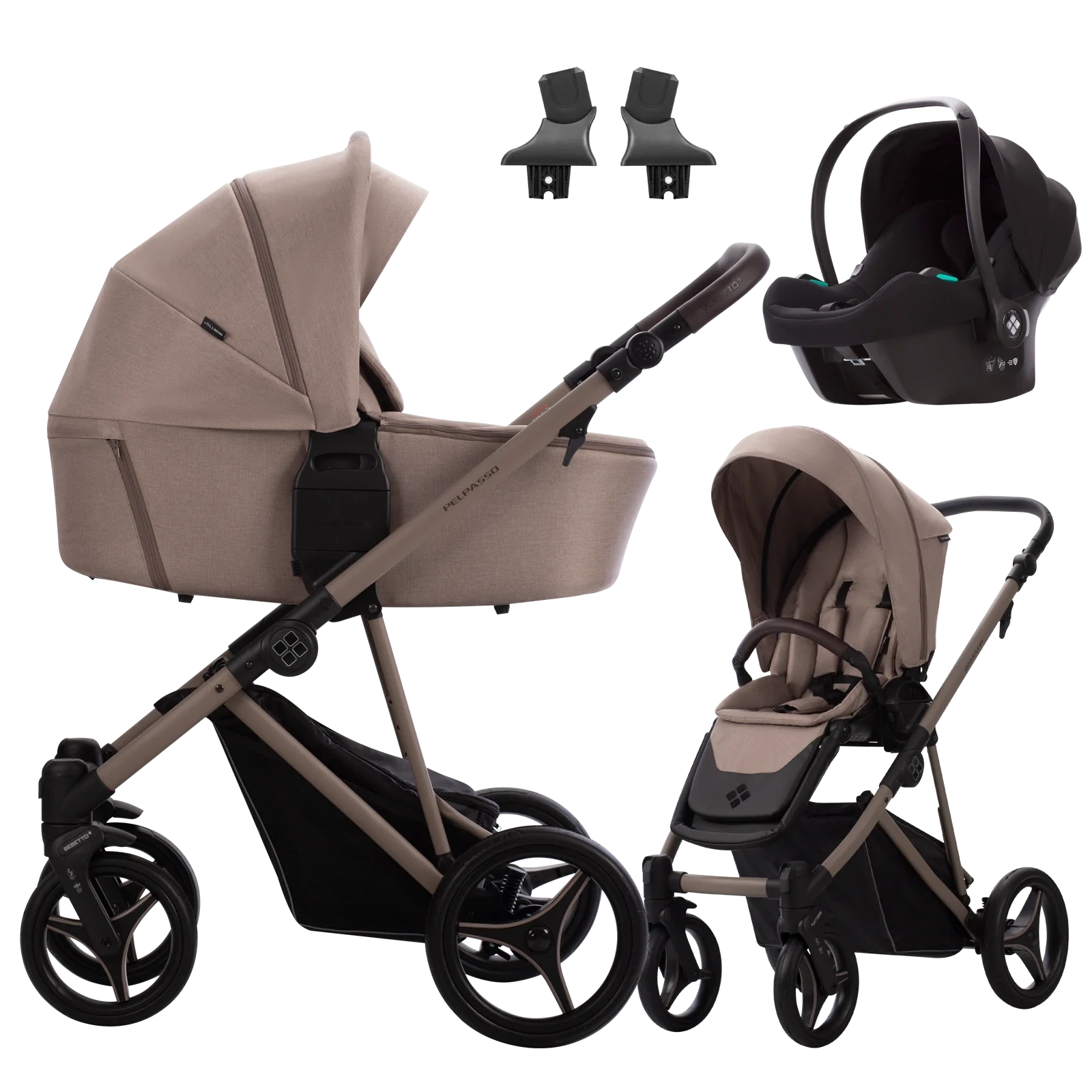 Bebetto Pelpasso + Bebetto Cosmo 2.0 +GRATIS - 3w1 | 04 Kaszmir