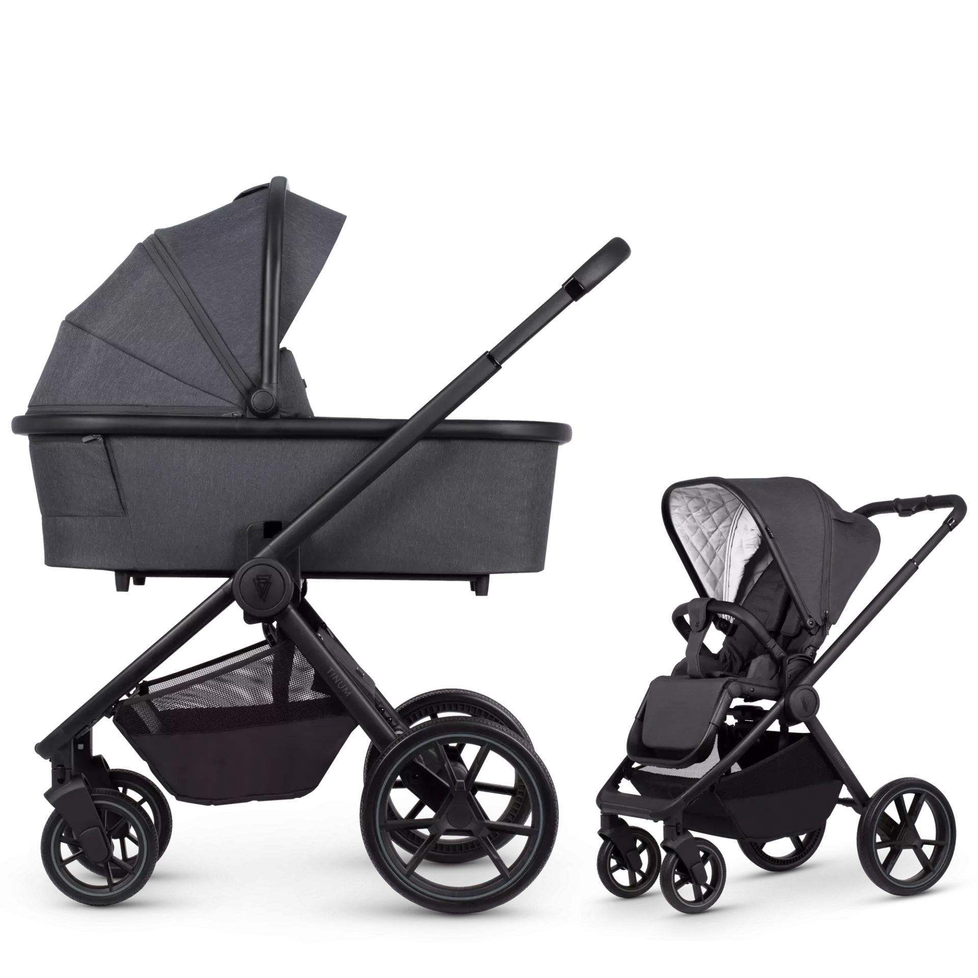 Venicci Tinum Edge +GRATIS - 2w1 | Charcoal