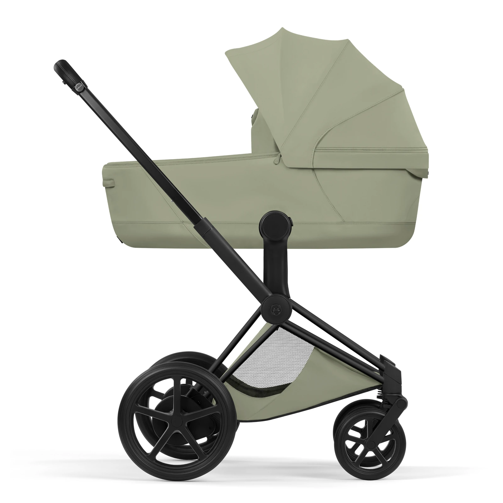 Cybex e-Priam 5.0 - wózek 2w1 | Sage Green - Matt Black (Style)