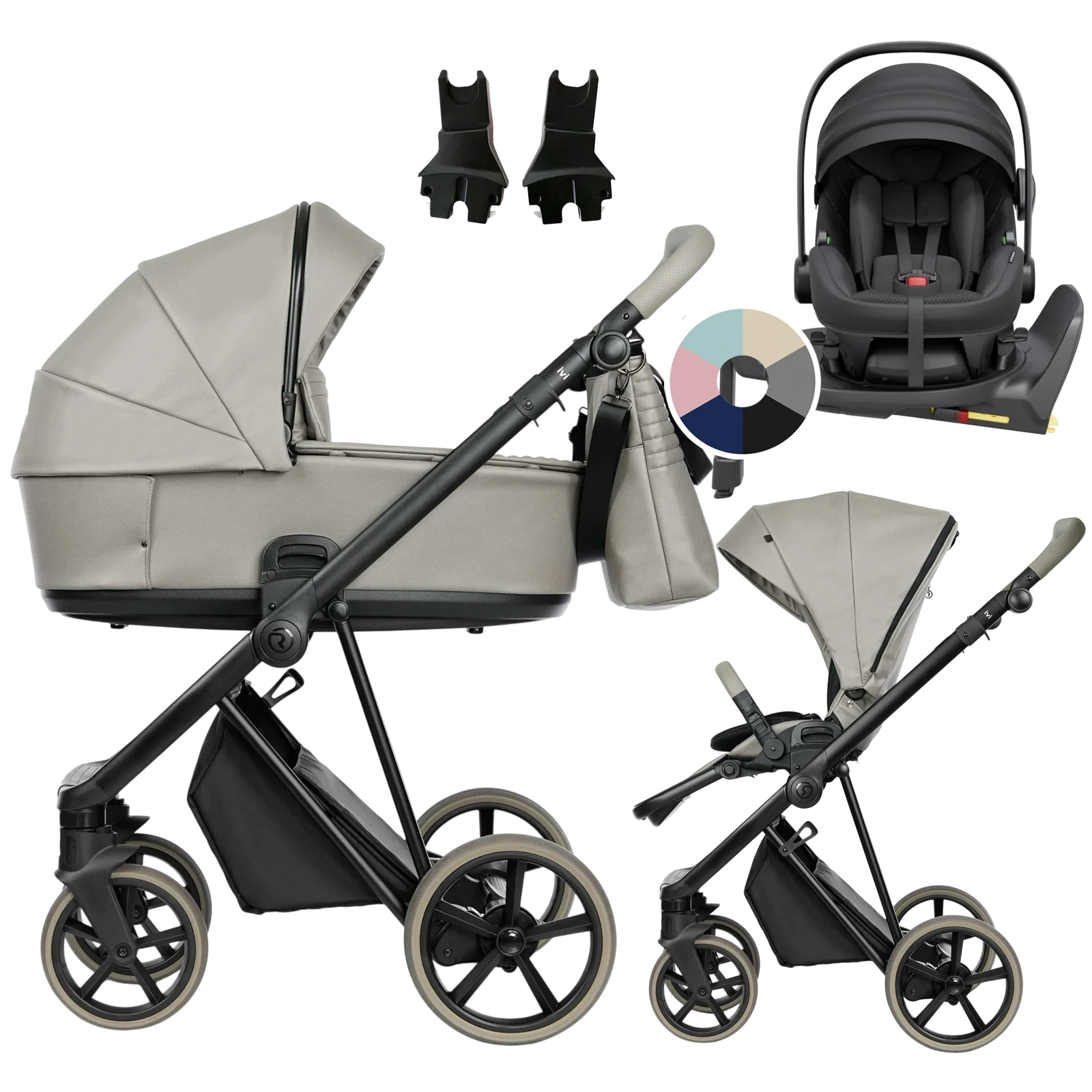 Roan Ivi 2.0 Vintage + Avionaut Pixel 3 + baza IQ Orbit + GRATIS - 4w1 | Oyster Vegan