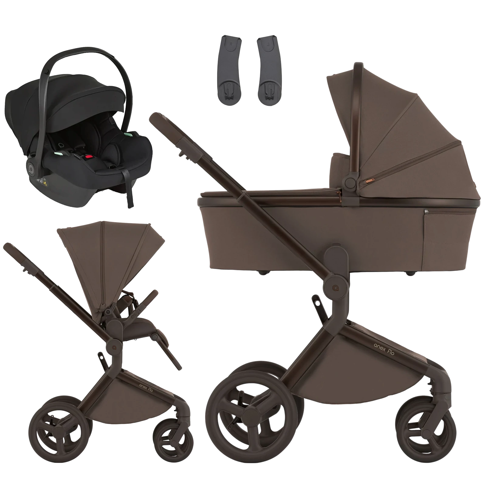 Anex Flo + Anex Cosmo +GRATIS - wózek 3w1 | Browny