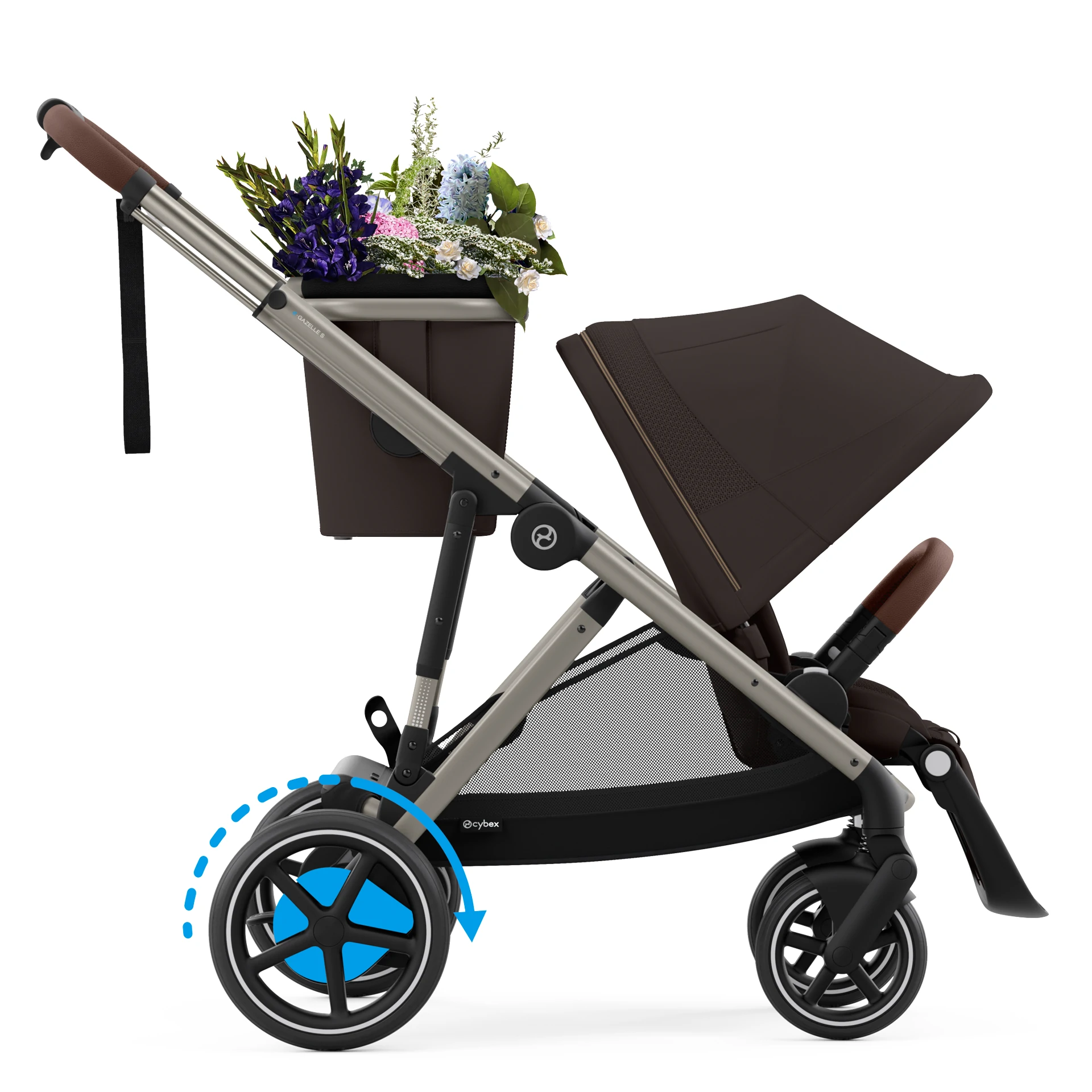 Cybex e-Gazelle S - 2w1 | Chocolate Brown Cybex e-Gazelle S - 2w1 | Chocolate Brown