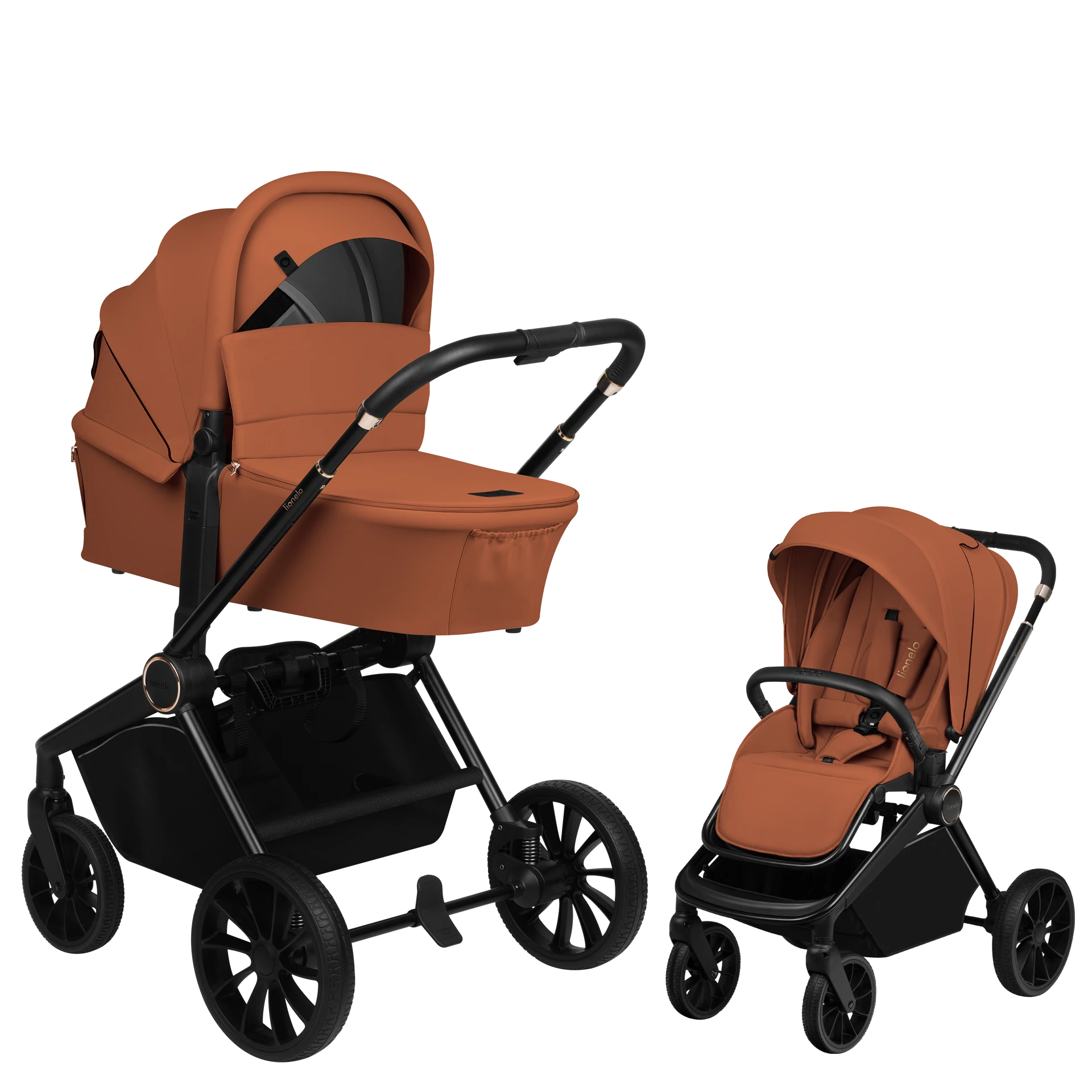 Lionelo Mika Plus - 2w1 | Brown Rust