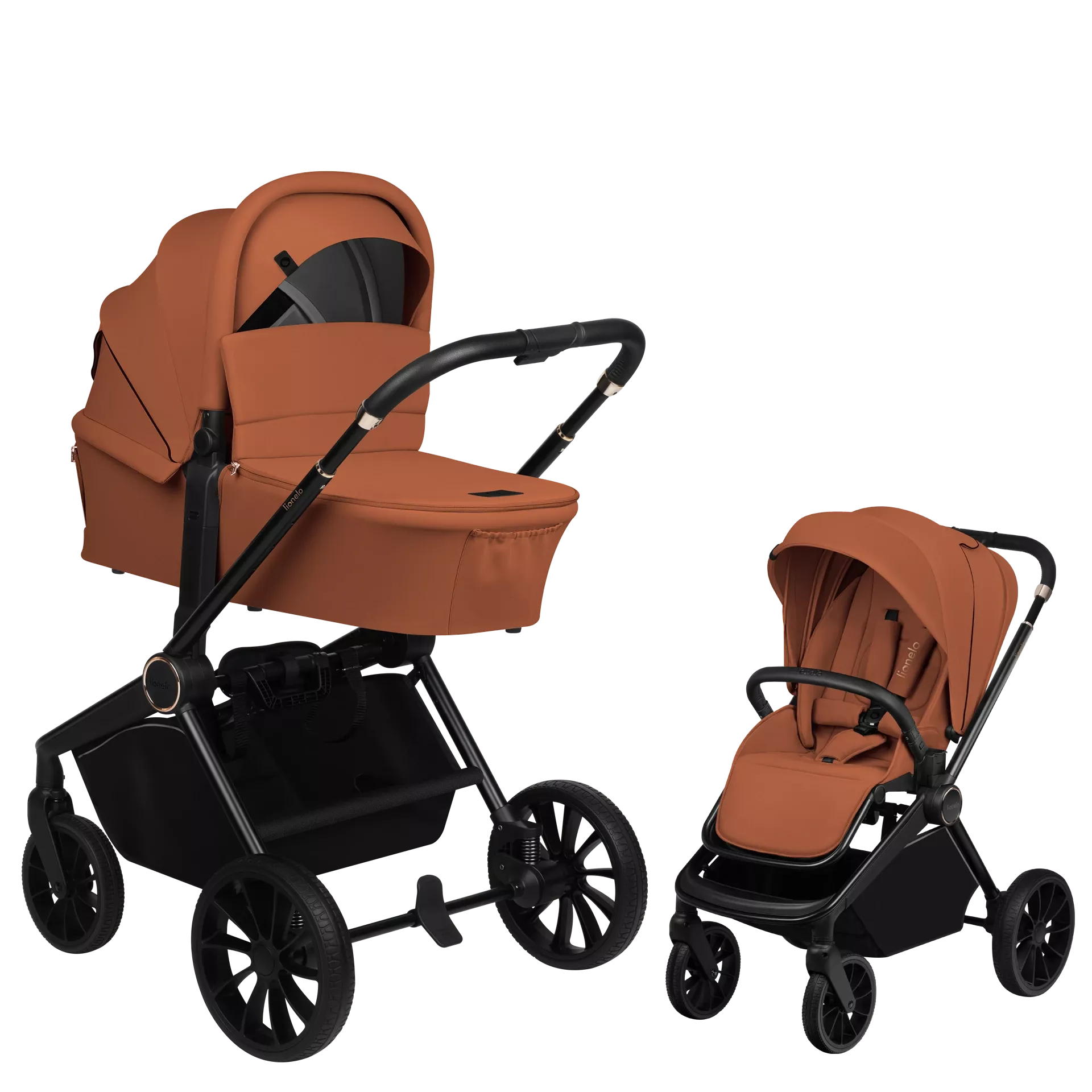 Lionelo Mika Plus - 2w1 | Brown Rust