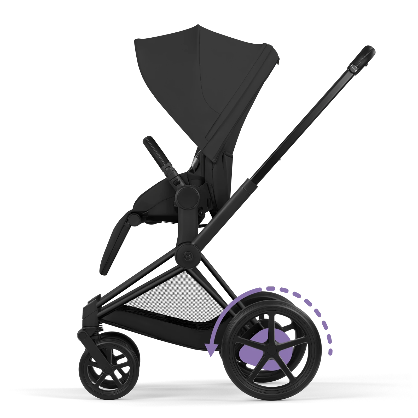 Cybex e-Priam 5.0 - wózek 2w1 | Sepia Black - Matt Black (Comfort)