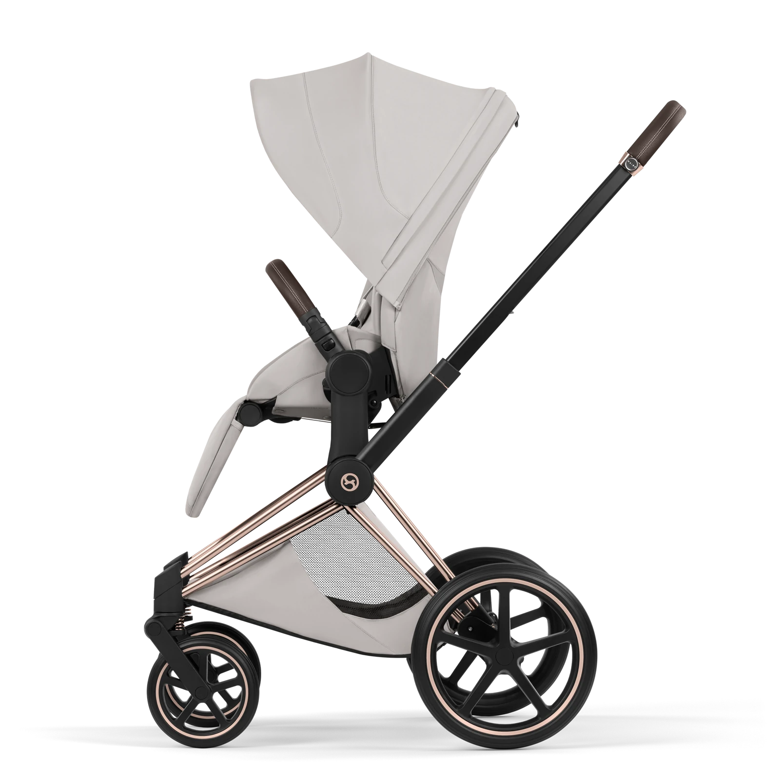 Cybex Priam 5.0 - wózek 4w1 | City Grey - Rosegold (Style)