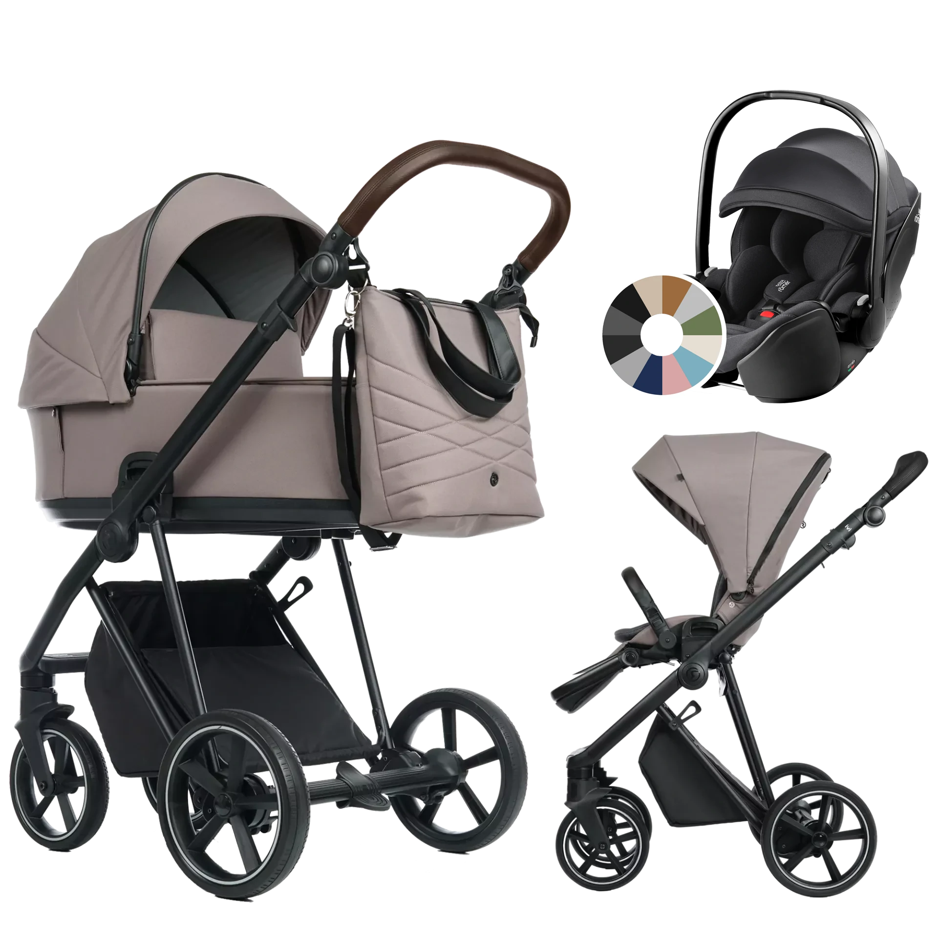 Roan Ivi 2.0 + Britax Römer Baby-Safe Pro +GRATIS - 3w1 | Cocoa