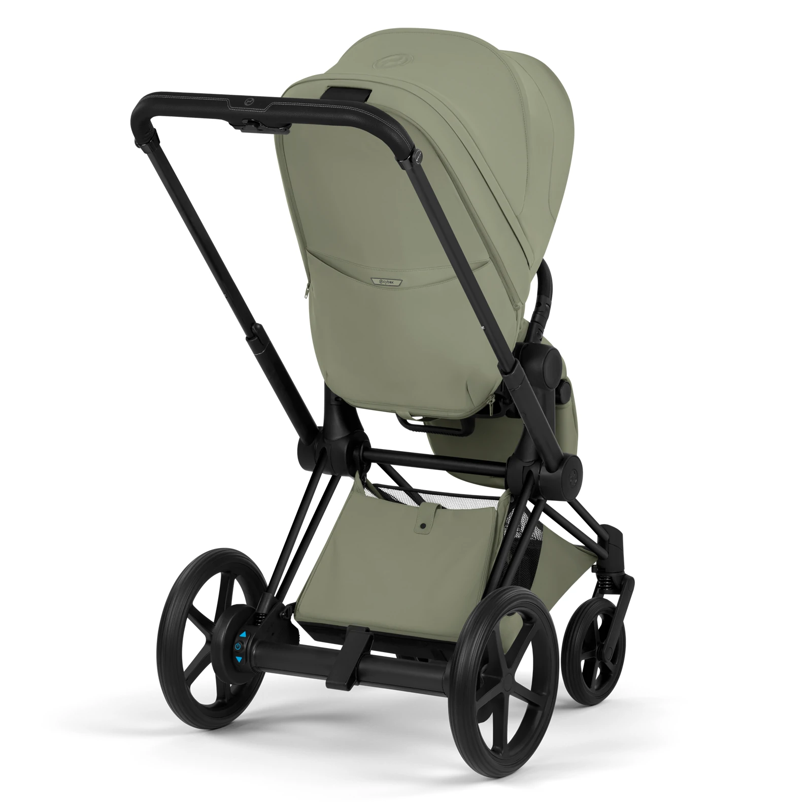 Cybex e-Priam 5.0 - wózek 2w1 | Sage Green - Matt Black (Style)
