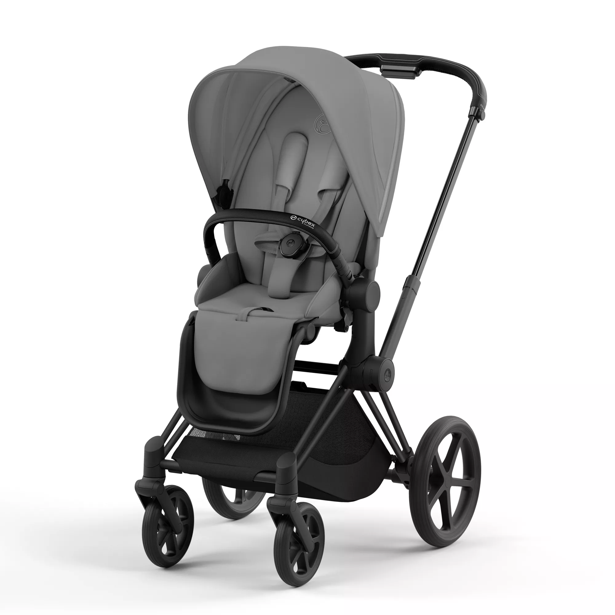 Cybex Priam 4.0 - 2w1 | Mirage Grey (Matt Black Frame) Cybex Priam 4.0 - 2w1 | Mirage Grey (Matt Black Frame)