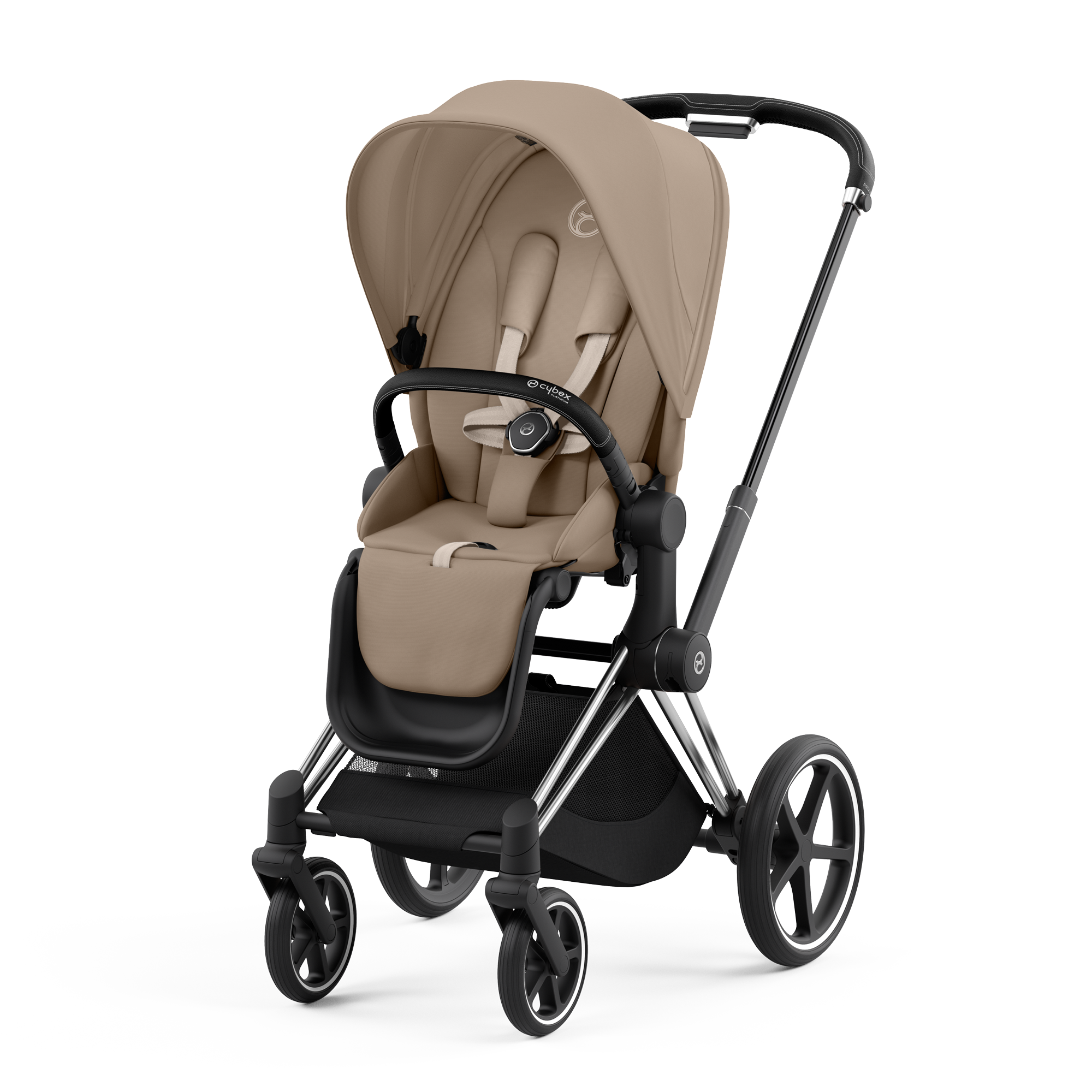 Cybex Priam 4.0 - 2w1 | Cozy Beige (Chrome Black Frame) Cybex Priam 4.0 - 2w1 | Cozy Beige (Chrome Black Frame)