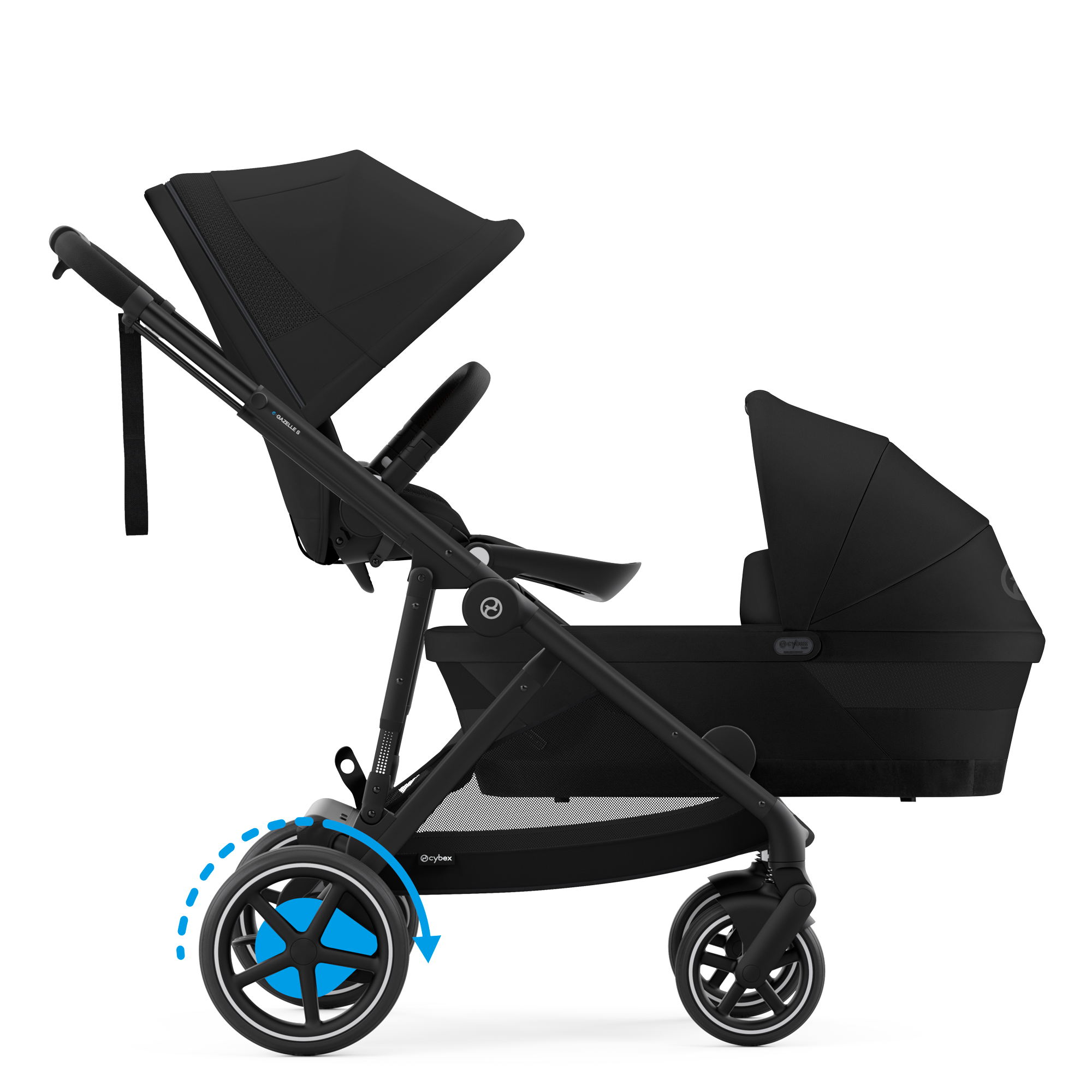 Cybex e-Gazelle S Duo | Moon Black Cybex e-Gazelle S Duo | Moon Black