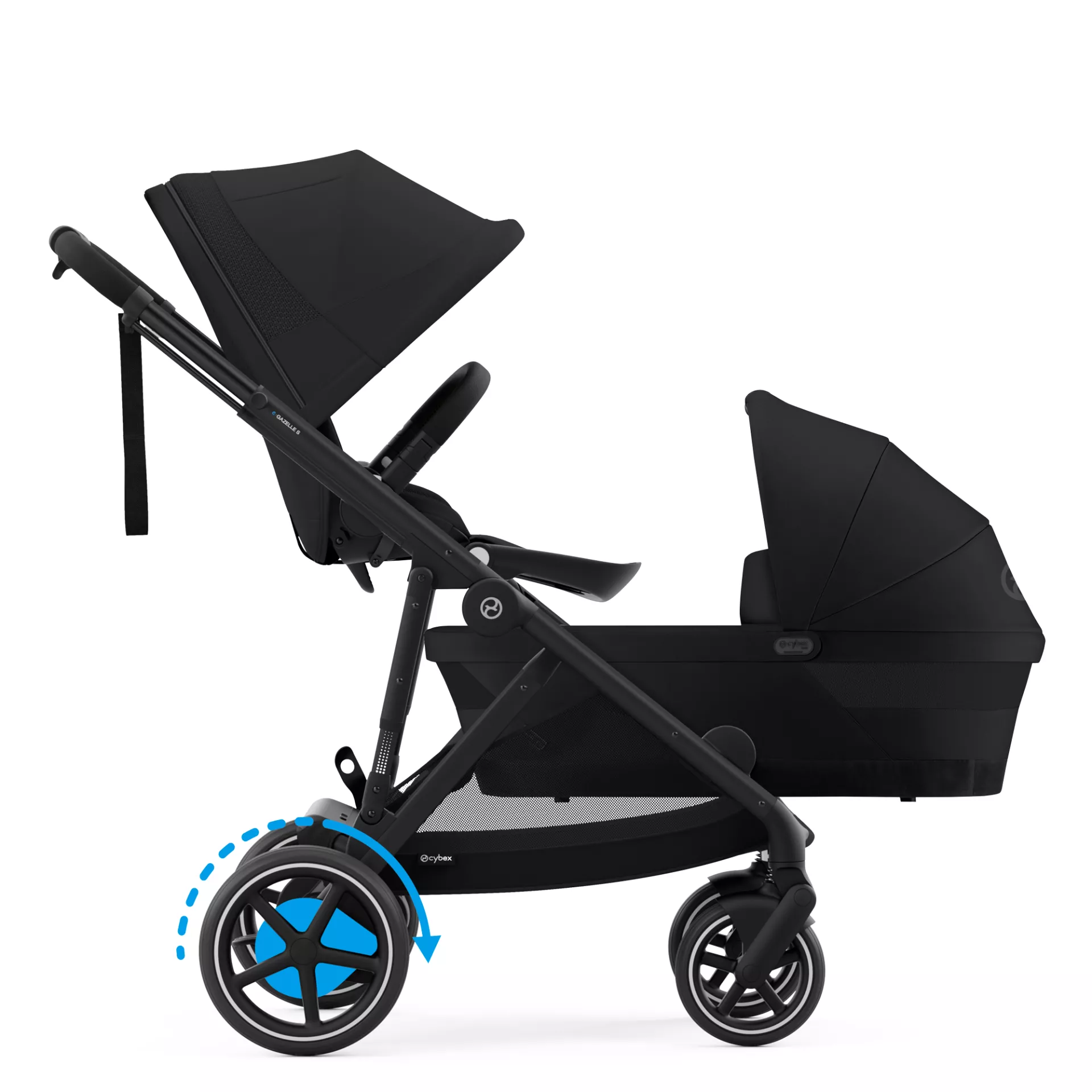Cybex e-Gazelle S Duo | Moon Black Cybex e-Gazelle S Duo | Moon Black