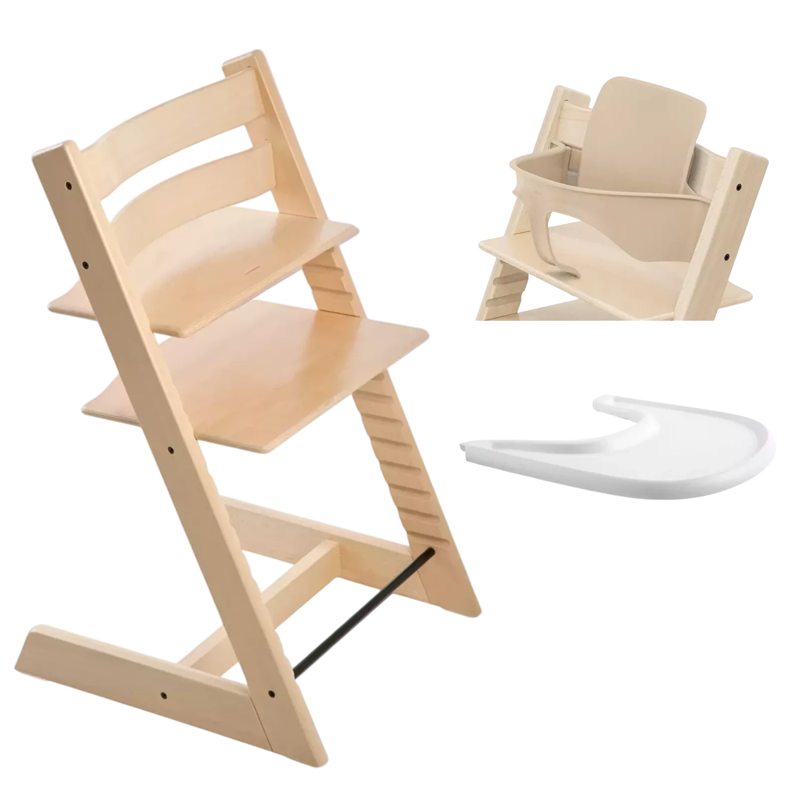 Stokke Tripp Trapp - zestaw z tacką i Baby Set | Natural