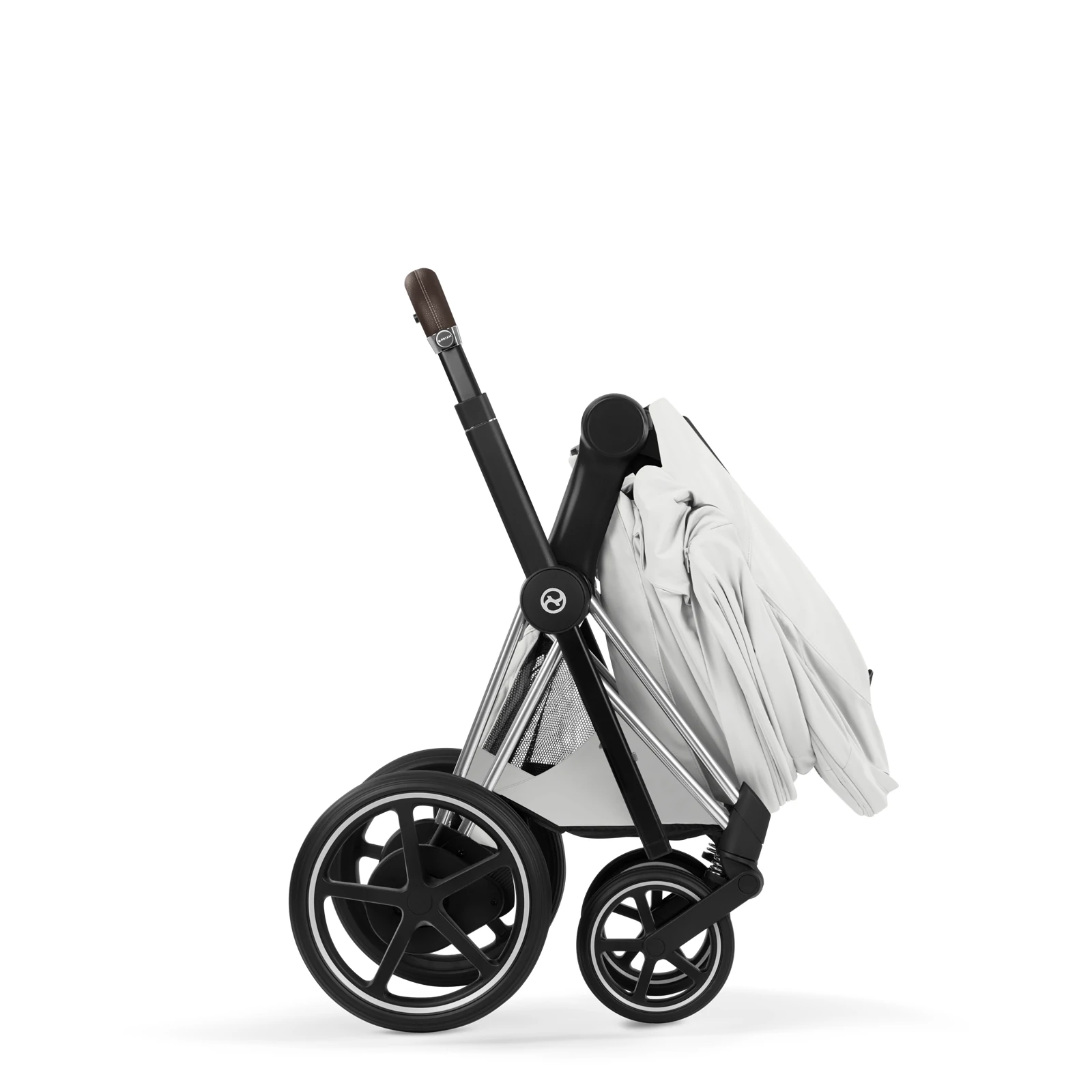 Cybex e-Priam 5.0 - wózek 2w1 | Off White - Chrome (Style)