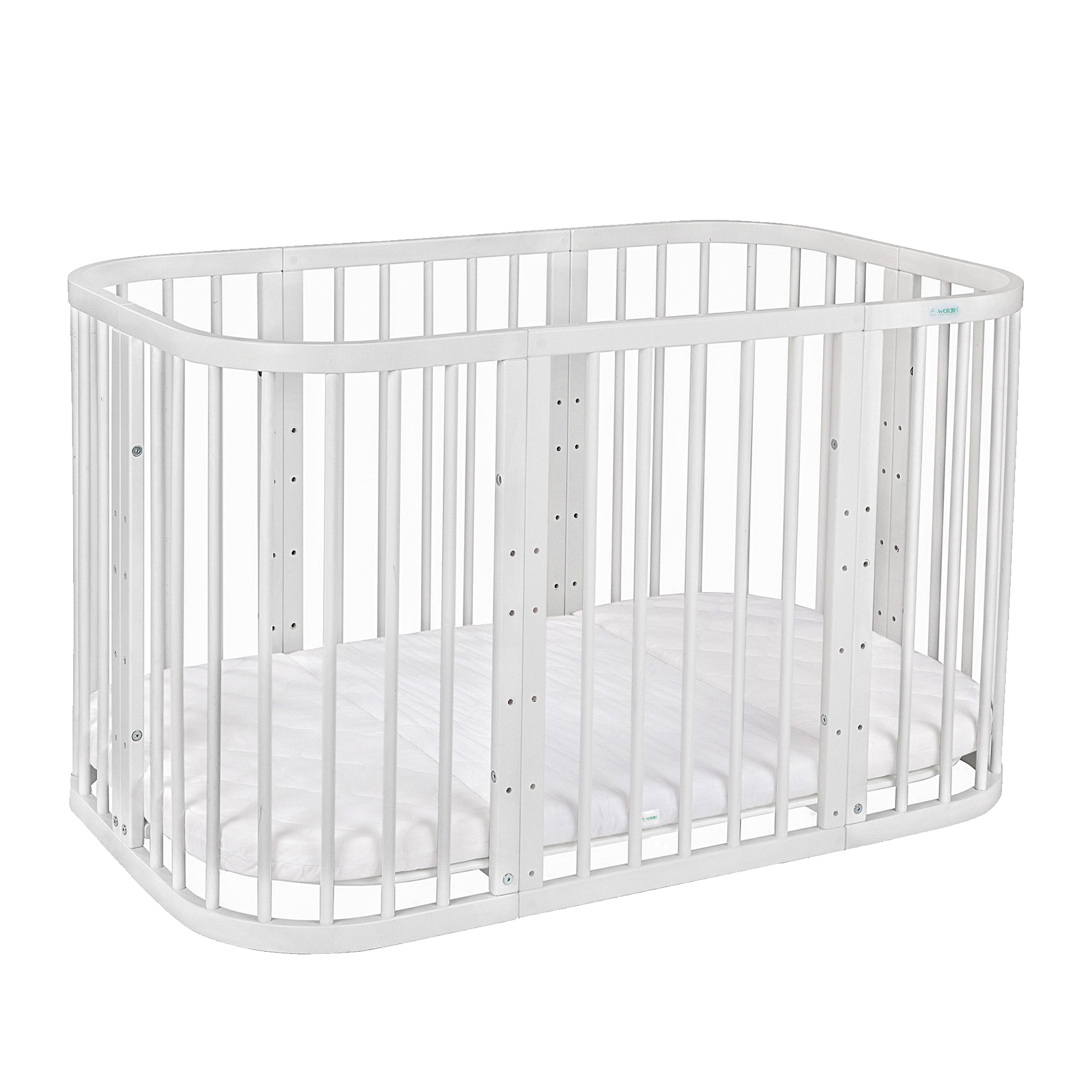 Waldin - łóżeczko 7w1 | White Waldin - łóżeczko 7w1 | White