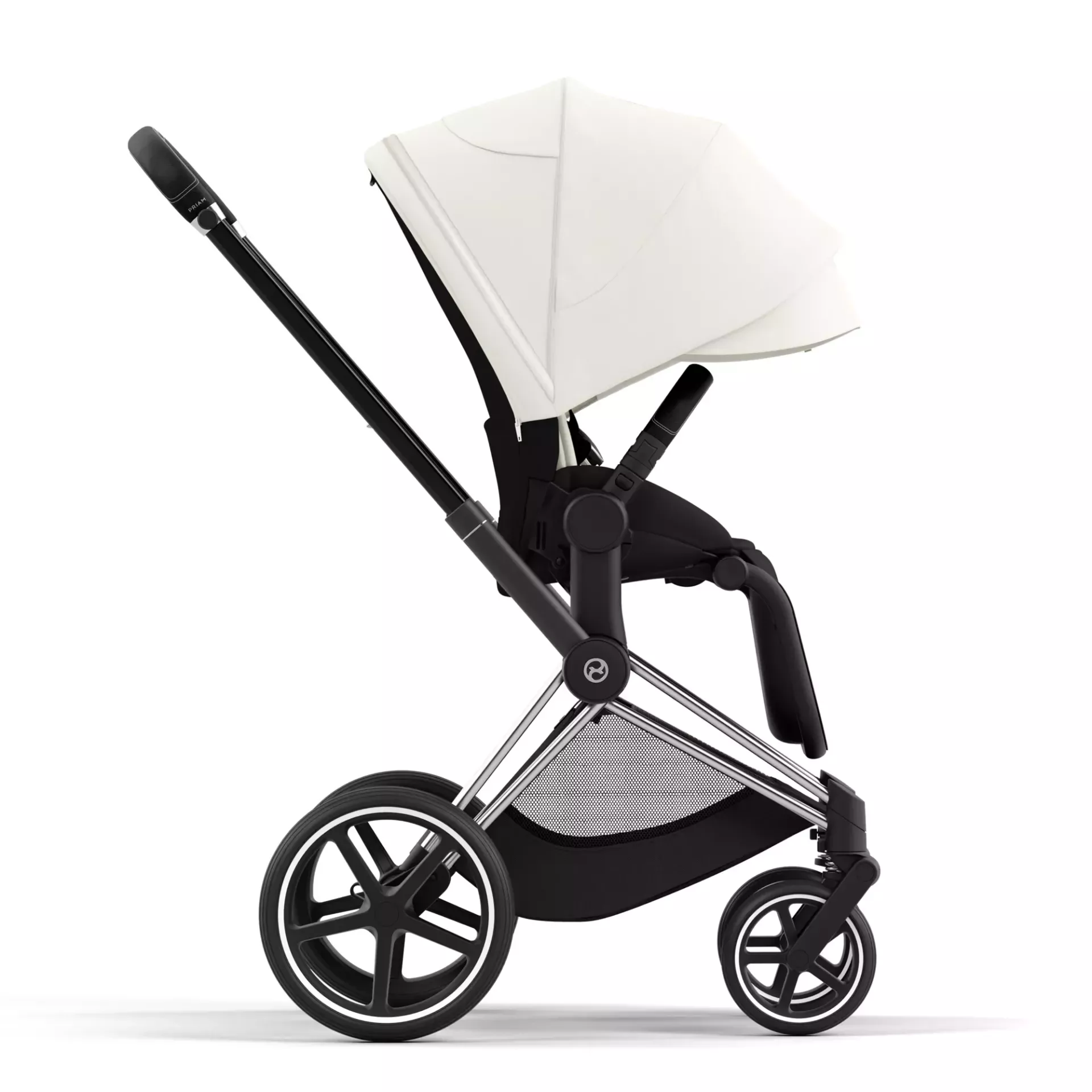 Cybex Priam 4.0 | Off White (Chrome Black Frame) Cybex Priam 4.0 | Off White (Chrome Black Frame)