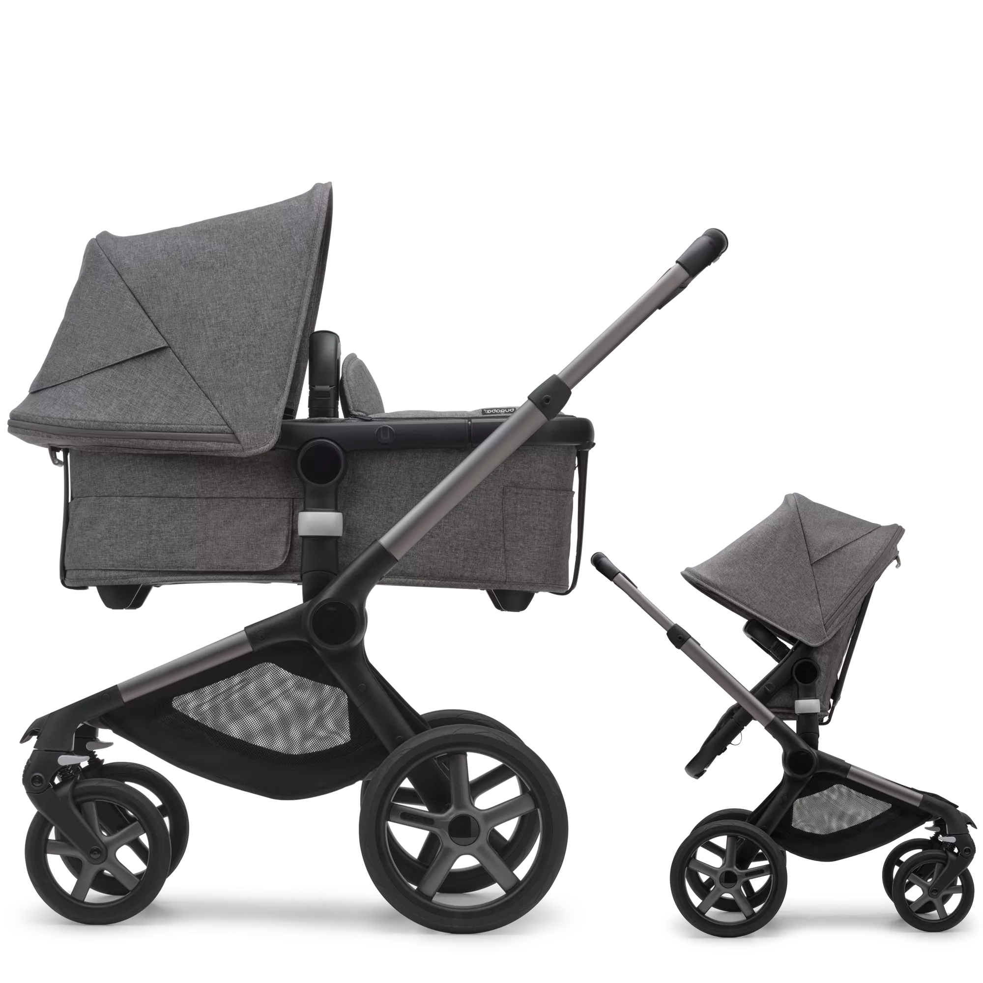 Bugaboo Fox 5 | Graphite-Grey Melange-Grey Melange