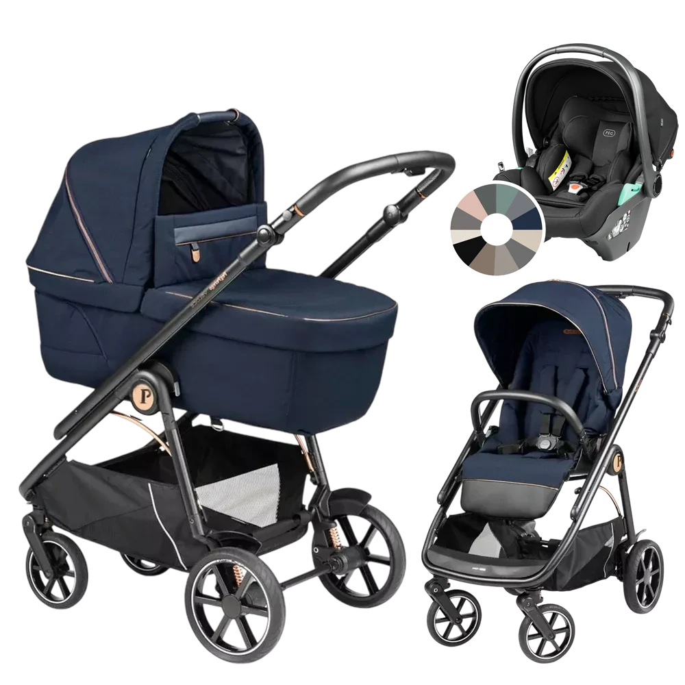Peg Perego Veloce + Peg Perego Primo Viaggio Lounge - 3w1 | Blue Shine