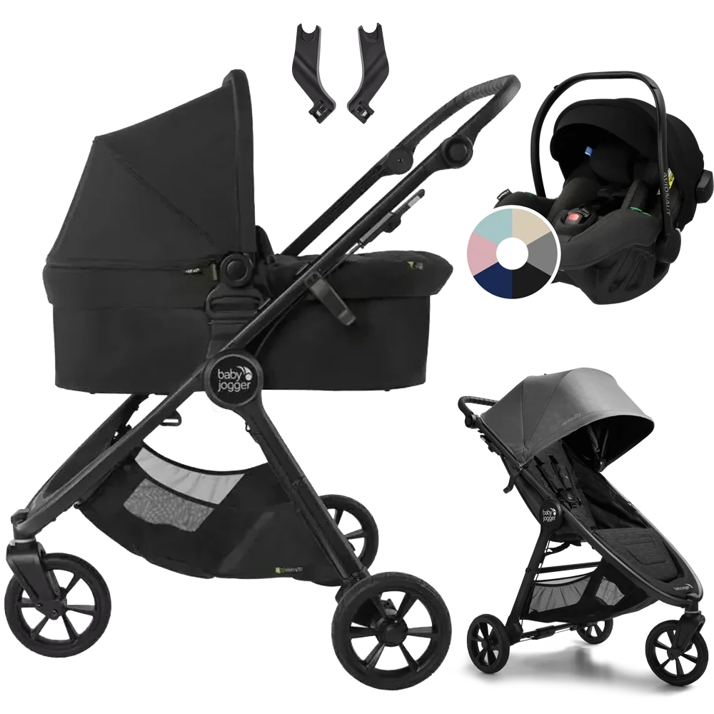 Baby Jogger City Mini GT2 + Avionaut Pixel Pro 2.0 C +GRATIS - 3w1 | Stone Grey