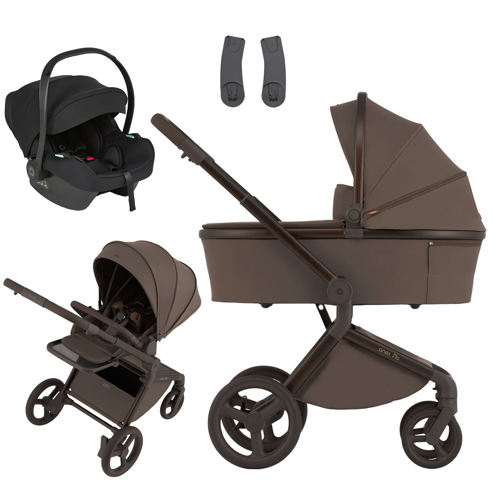 Anex Flo + Anex Cosmo +GRATIS - wózek 3w1 | Browny