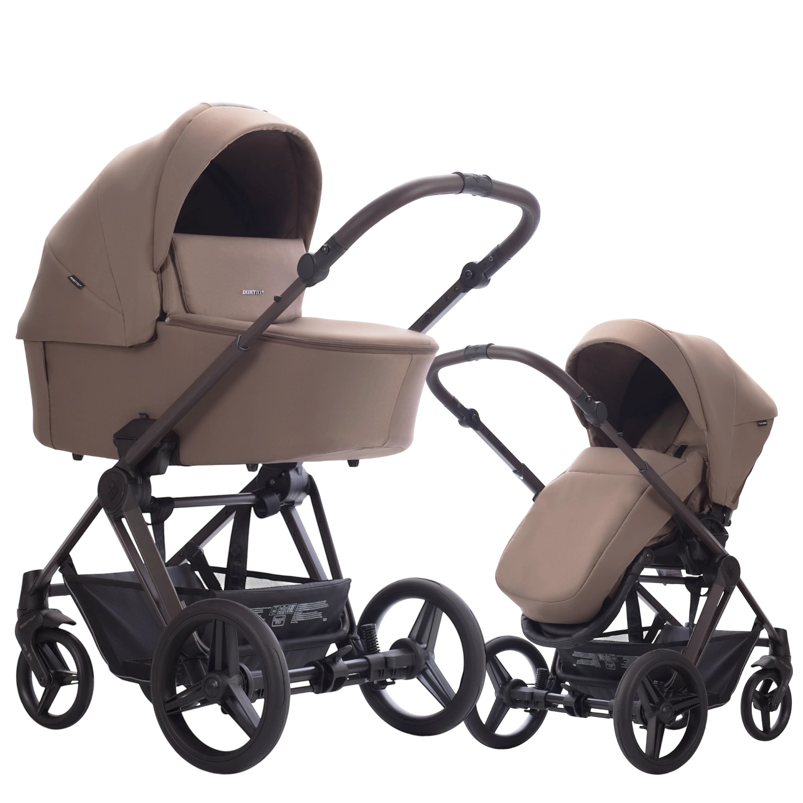 Bebetto Nuvio - wózek 2w1 | 06 Brown
